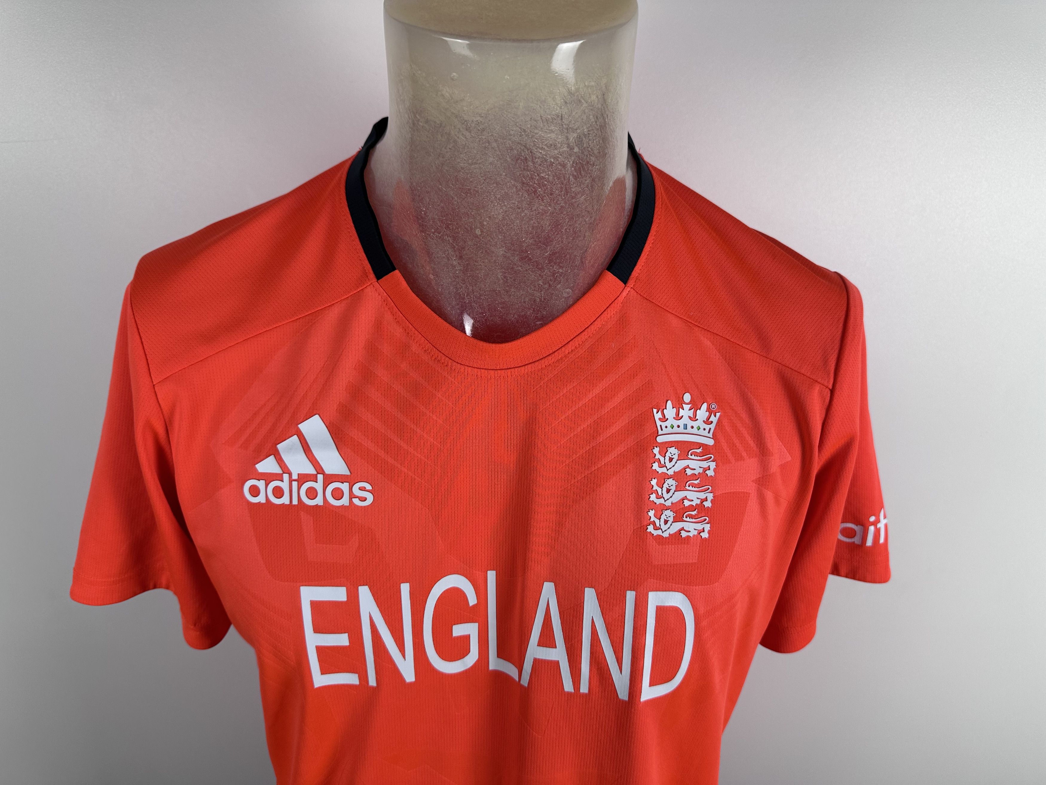 Adidas England Team Jersey Cricket Shirt Adidas 2014 2015 Size L Size US L / EU 52-54 / 3 - 2 Thumbnail
