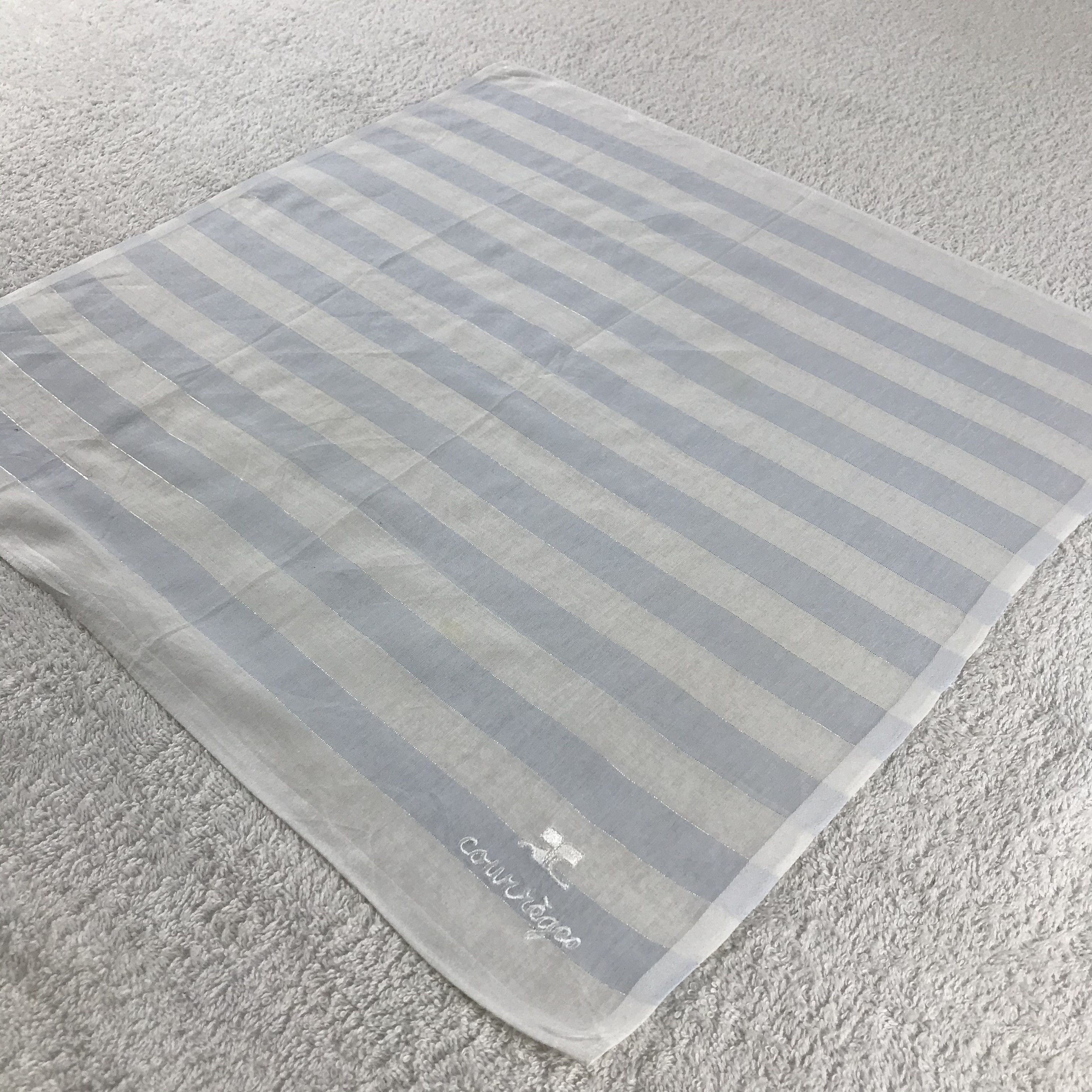 Courreges × Vintage Courreges Bandana / Handkerchief / Neckerchief - S269 Size ONE SIZE - 2 Thumbnail