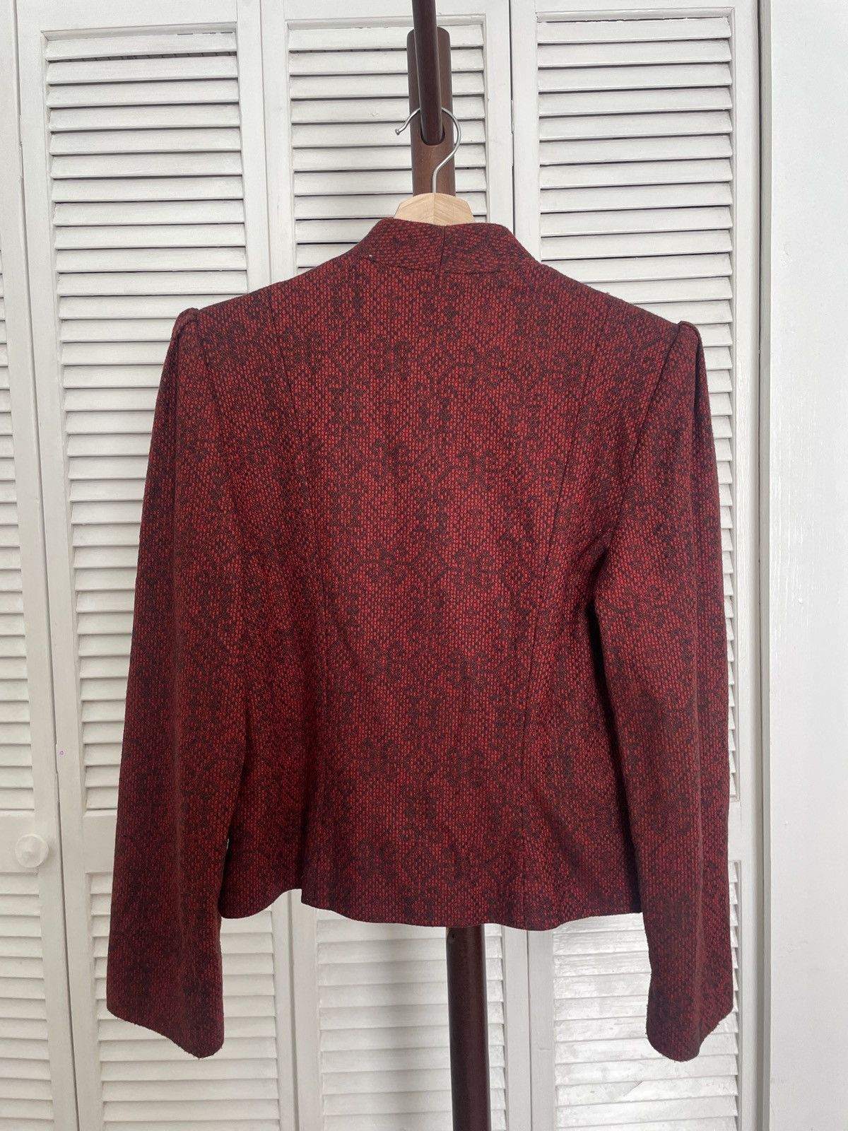 Vintage Lady Winn red blazer from Mexico Size M / US 6-8 / IT 42-44 - 2 Thumbnail