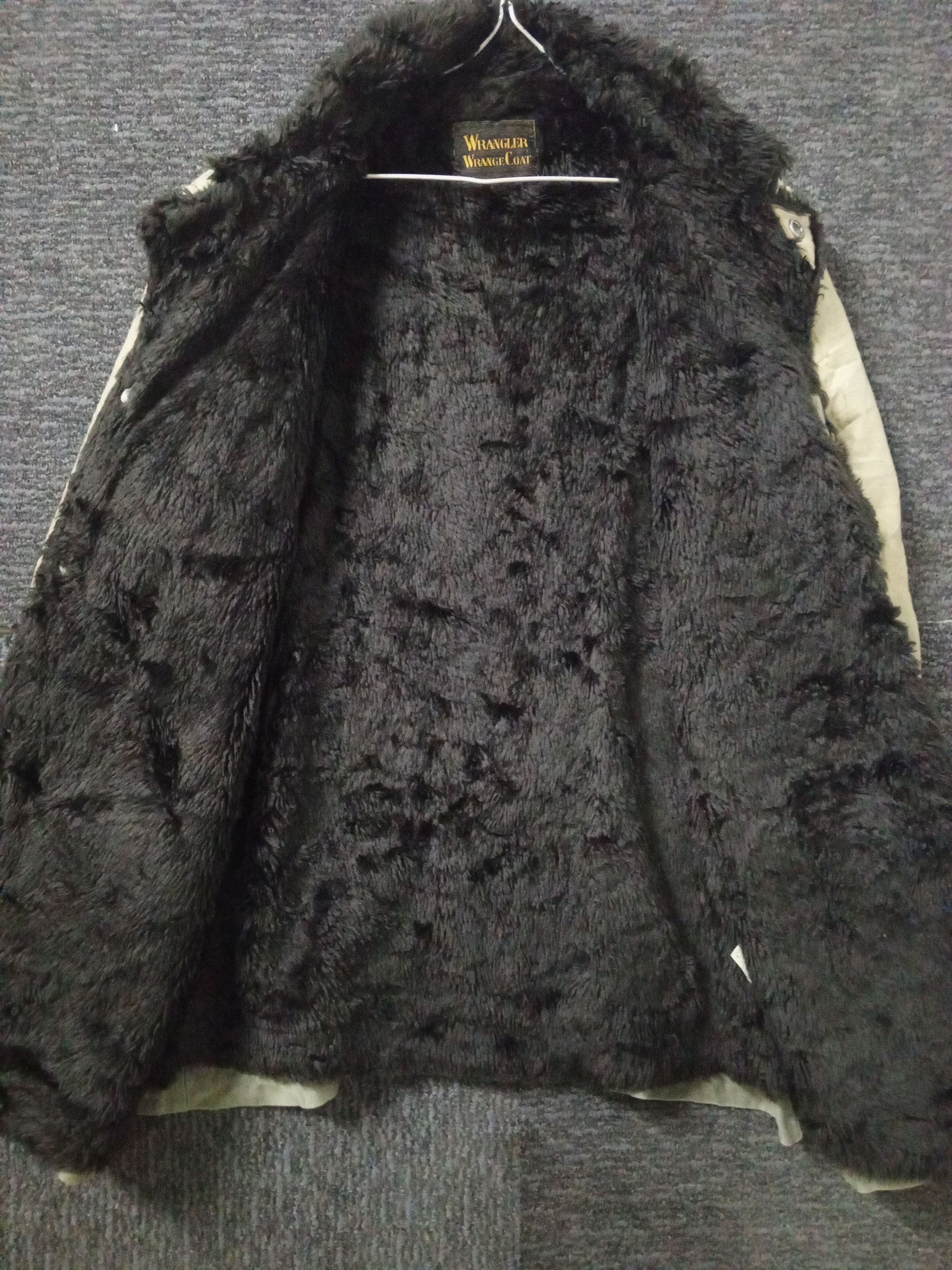 Wrangler Vtg Worn Faded Wrangler WrangeCoat Fleece Inside Jacket Size US M / EU 48-50 / 2 - 6 Thumbnail