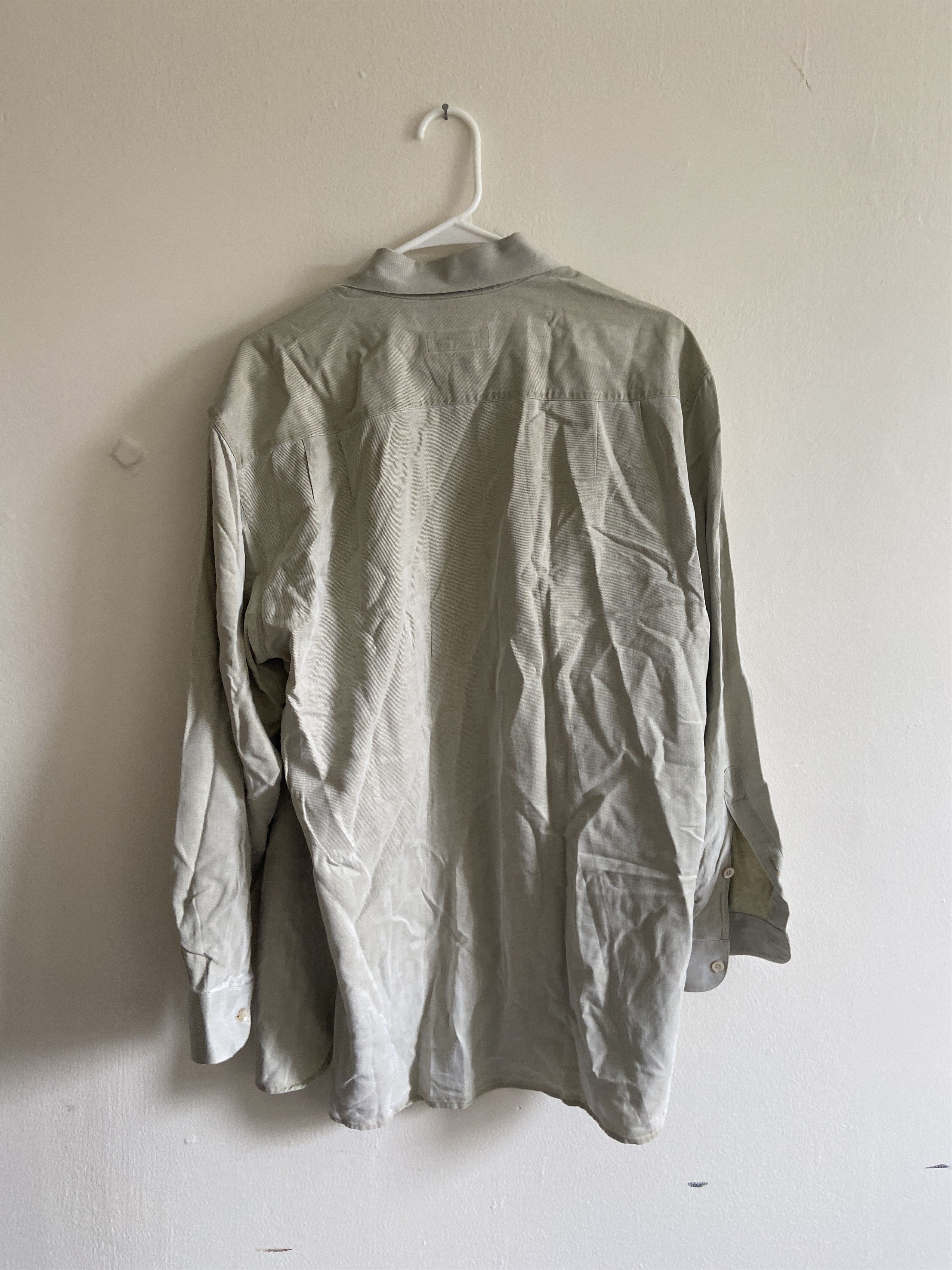 Ermenegildo Zegna Vintage Zegna Lyocell Blend Button Down Size US M / EU 48-50 / 2 - 3 Thumbnail