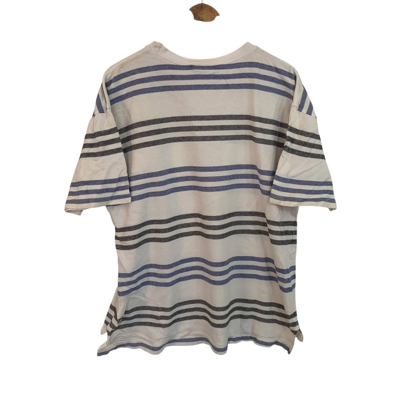 Adidas Vintage Adidas T-shirt Stripe 90s Large Size US L / EU 52-54 / 3 - 2 Thumbnail