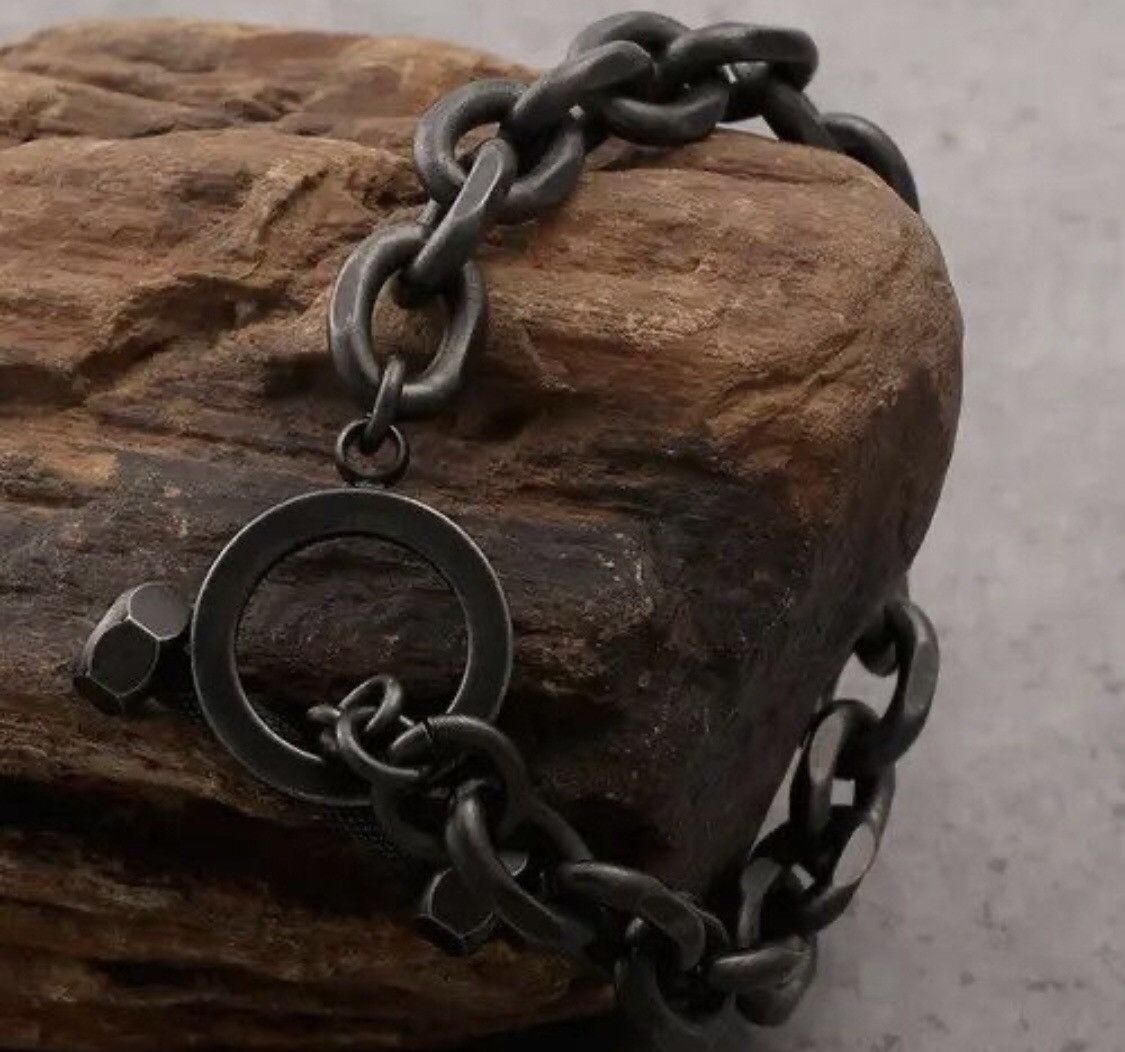Japanese Brand Black Chain Bracelets Size ONE SIZE - 3 Thumbnail