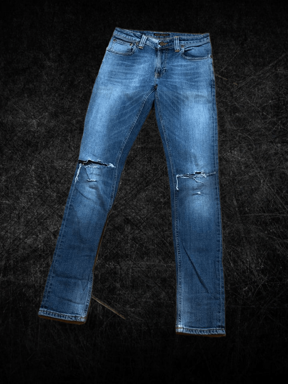 Nudie Jeans Nudie Jeans Men's Skinny Lin Skinny Jeans Blue Size US 28 / EU 44 - 1 Thumbnail