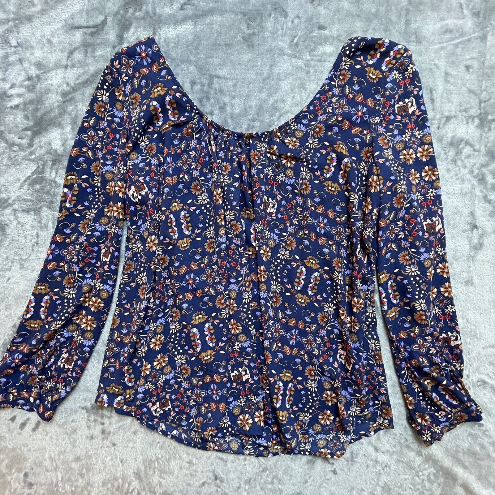 Forever 21 Forever 21 Shirt Womens Large Peasant Cottage Boho Bohemian Size L / US 10 / IT 46 - 2 Thumbnail