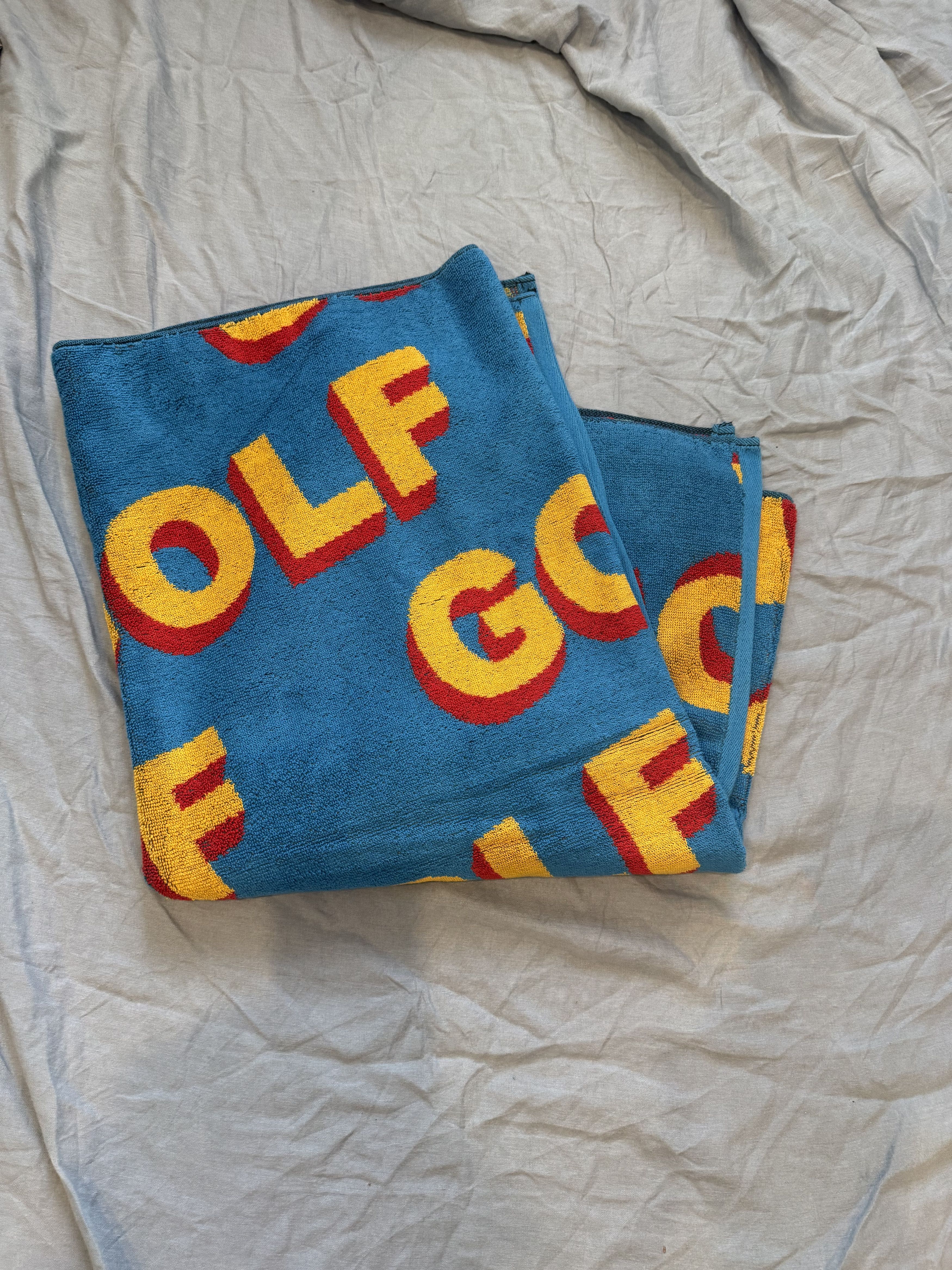 Golf Wang 3D logo All over print Beach towel Size ONE SIZE - 2 Thumbnail