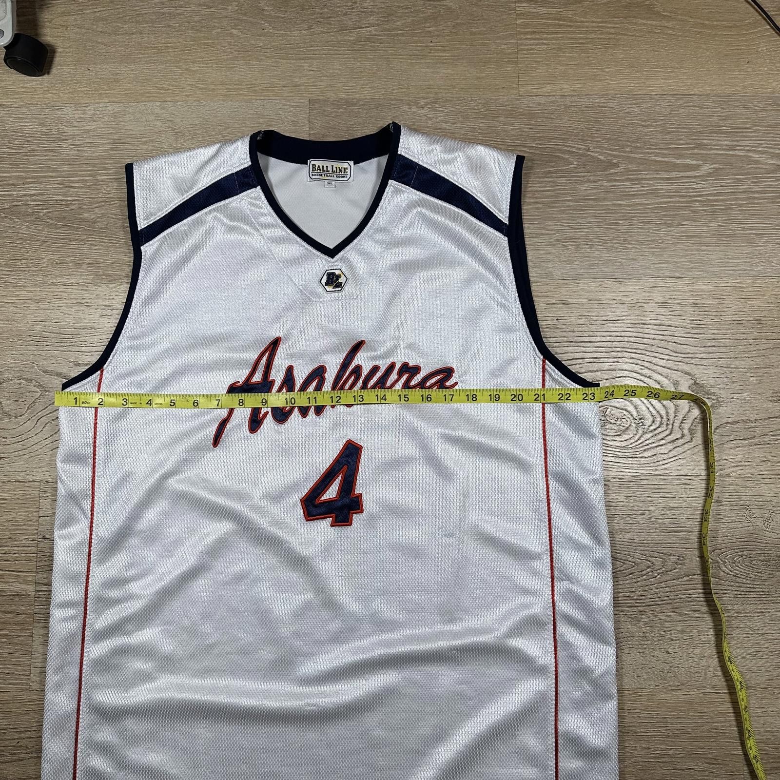 Other Ball Line Unisex Basketball Jersey 3XL White Asakua Size US XXL / EU 58 / 5 - 6 Thumbnail
