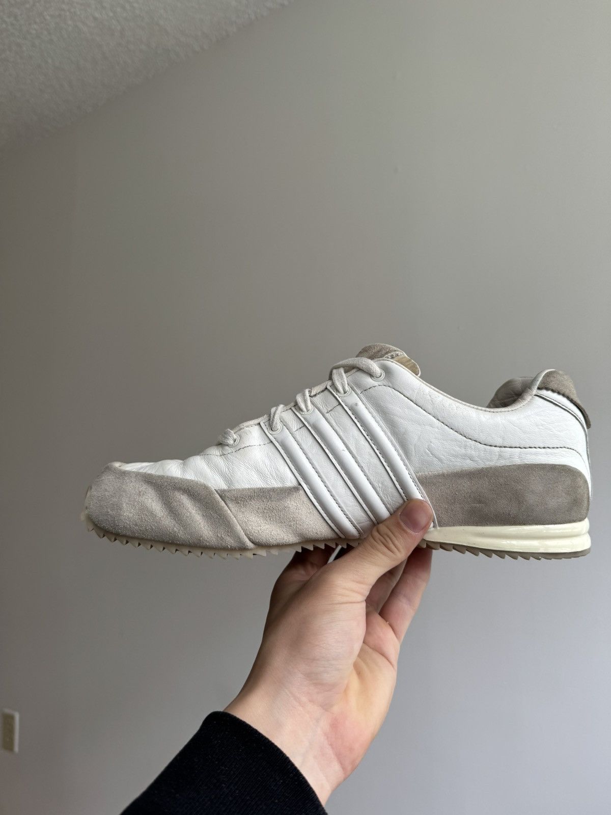 Y-3 White Sprint Sneakers Size US 8.5 / EU 41-42 - 7 Thumbnail