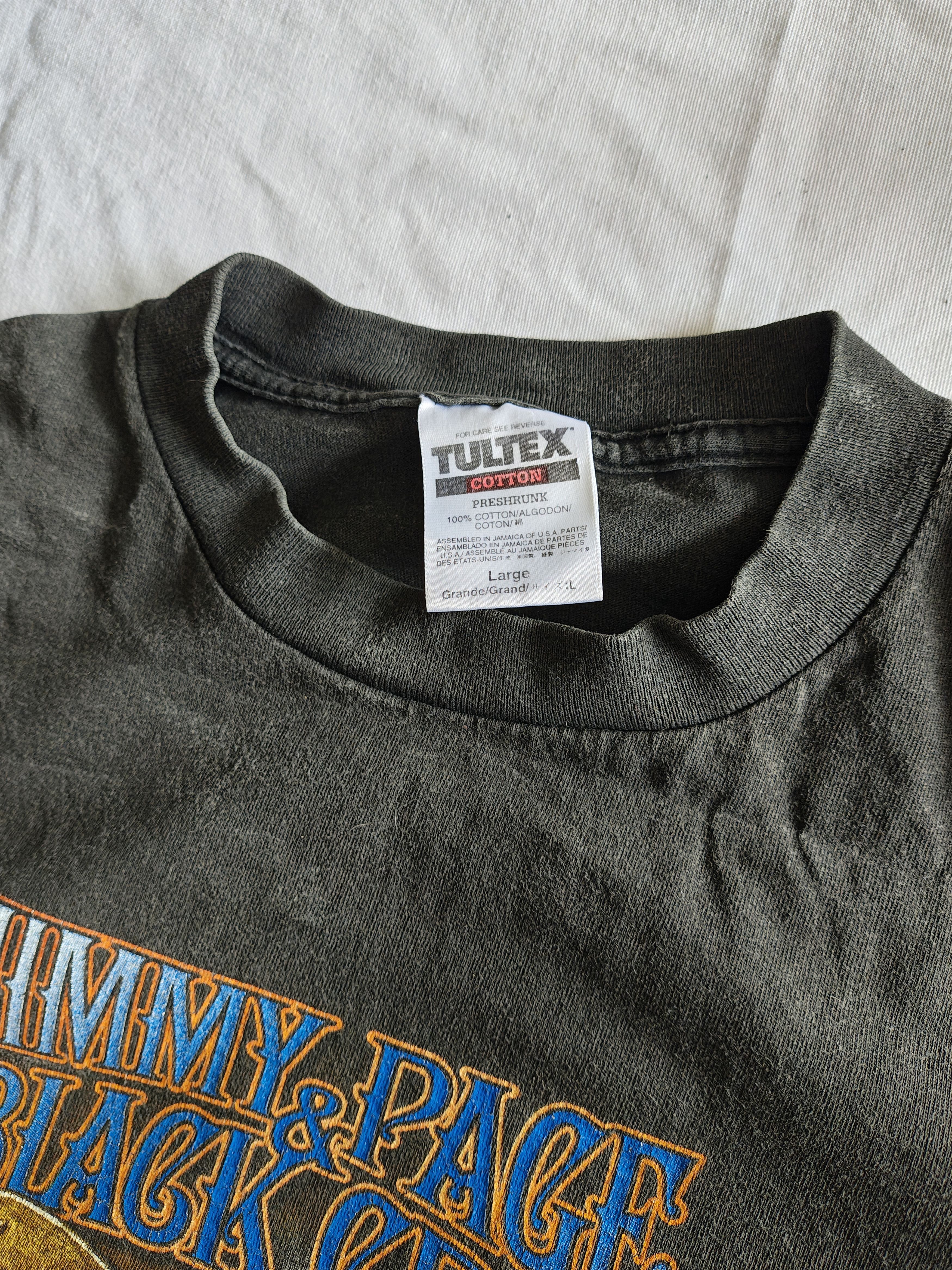 Vintage 1999 Jimmy Page & Black Crowes Tour Shirt - L - Roseland NYC Size US L / EU 52-54 / 3 - 2 Thumbnail