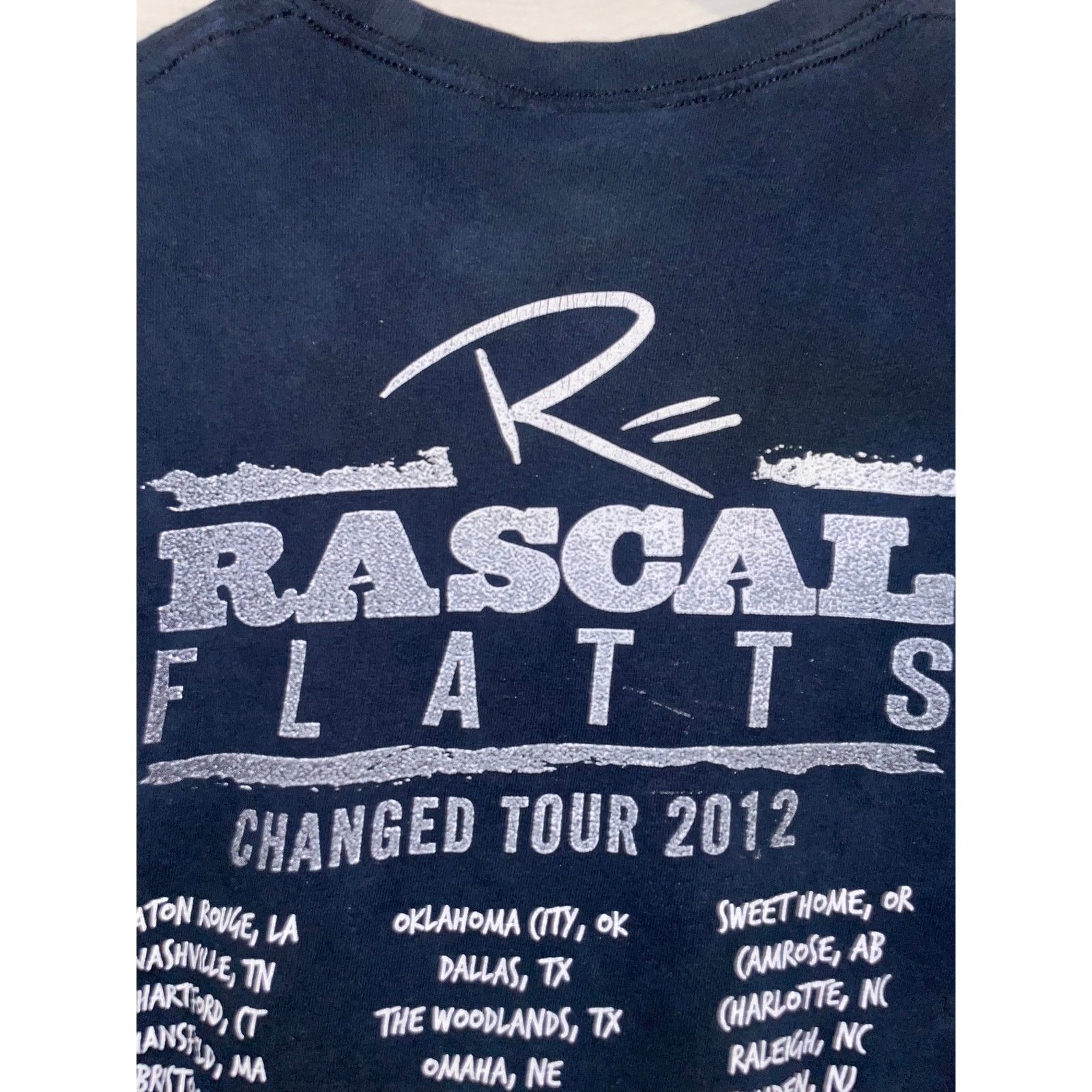 Gildan Rascal Flatts Shirt Changed Tour Concert Black Tee M Medium Size US M / EU 48-50 / 2 - 7 Thumbnail