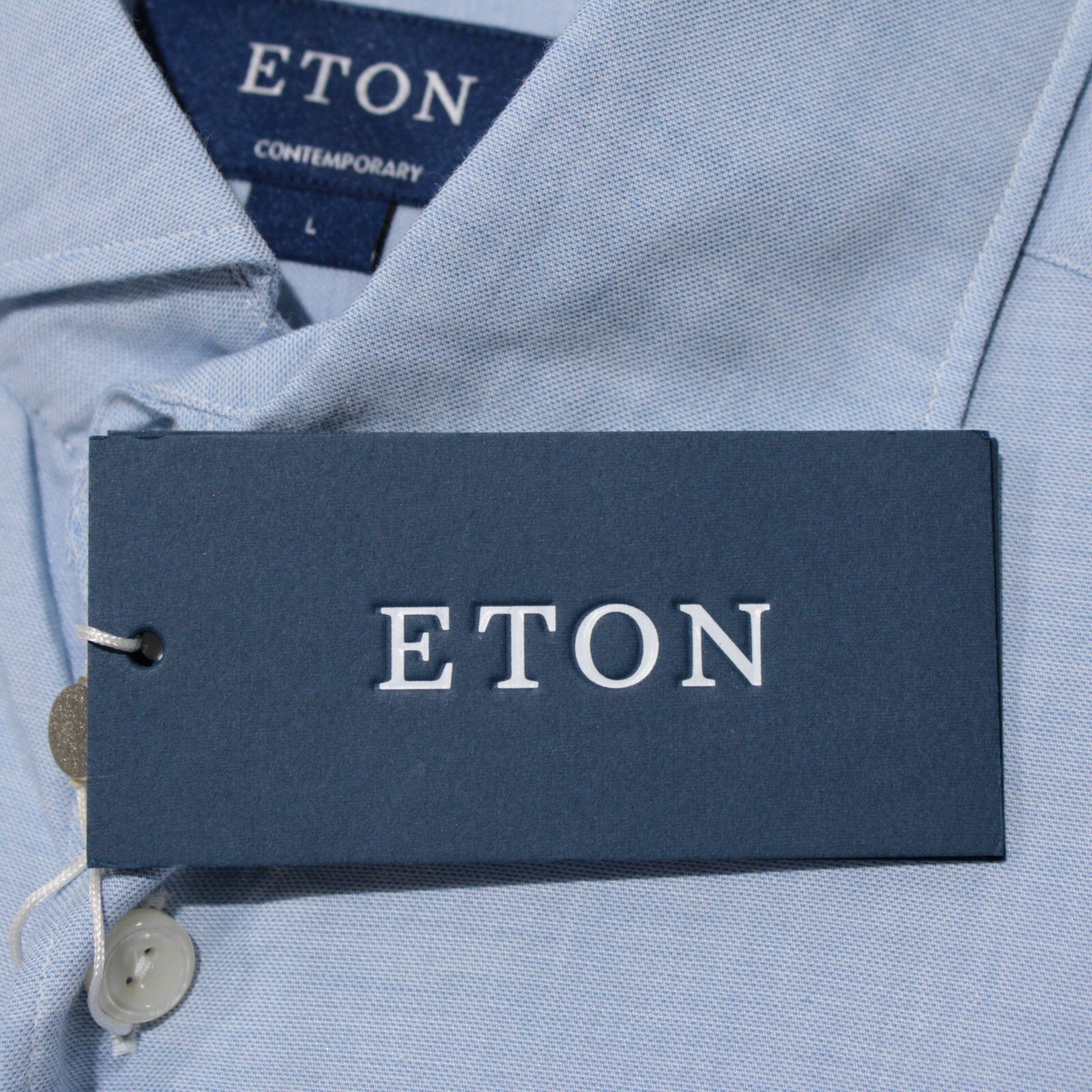 Eton Eton New with tags Shirt Size L US In Blue Size US L / EU 52-54 / 3 - 2 Thumbnail