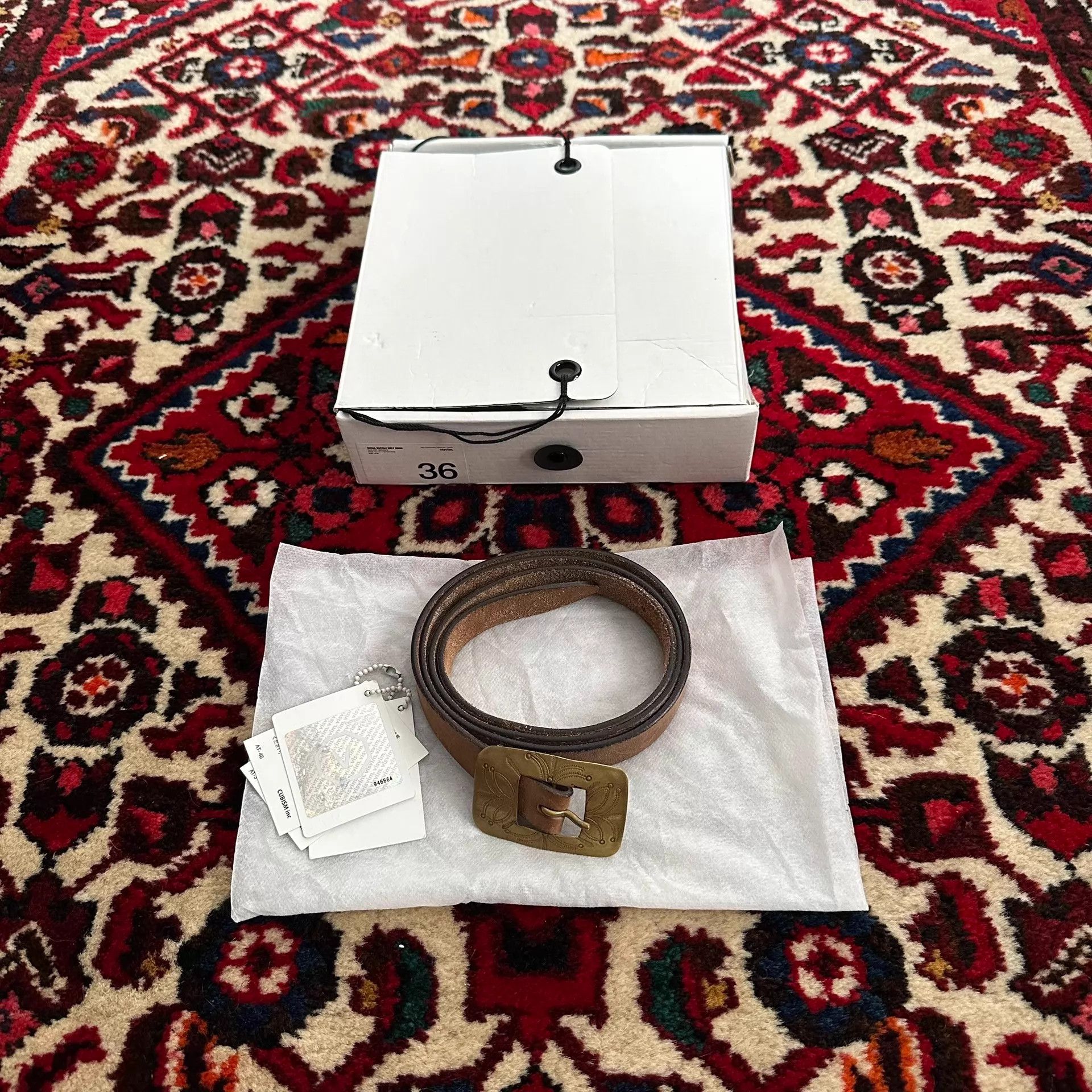 Visvim VISVIM 17AW Small Buckle Belt W36 95+ New Size ONE SIZE - 1 Thumbnail