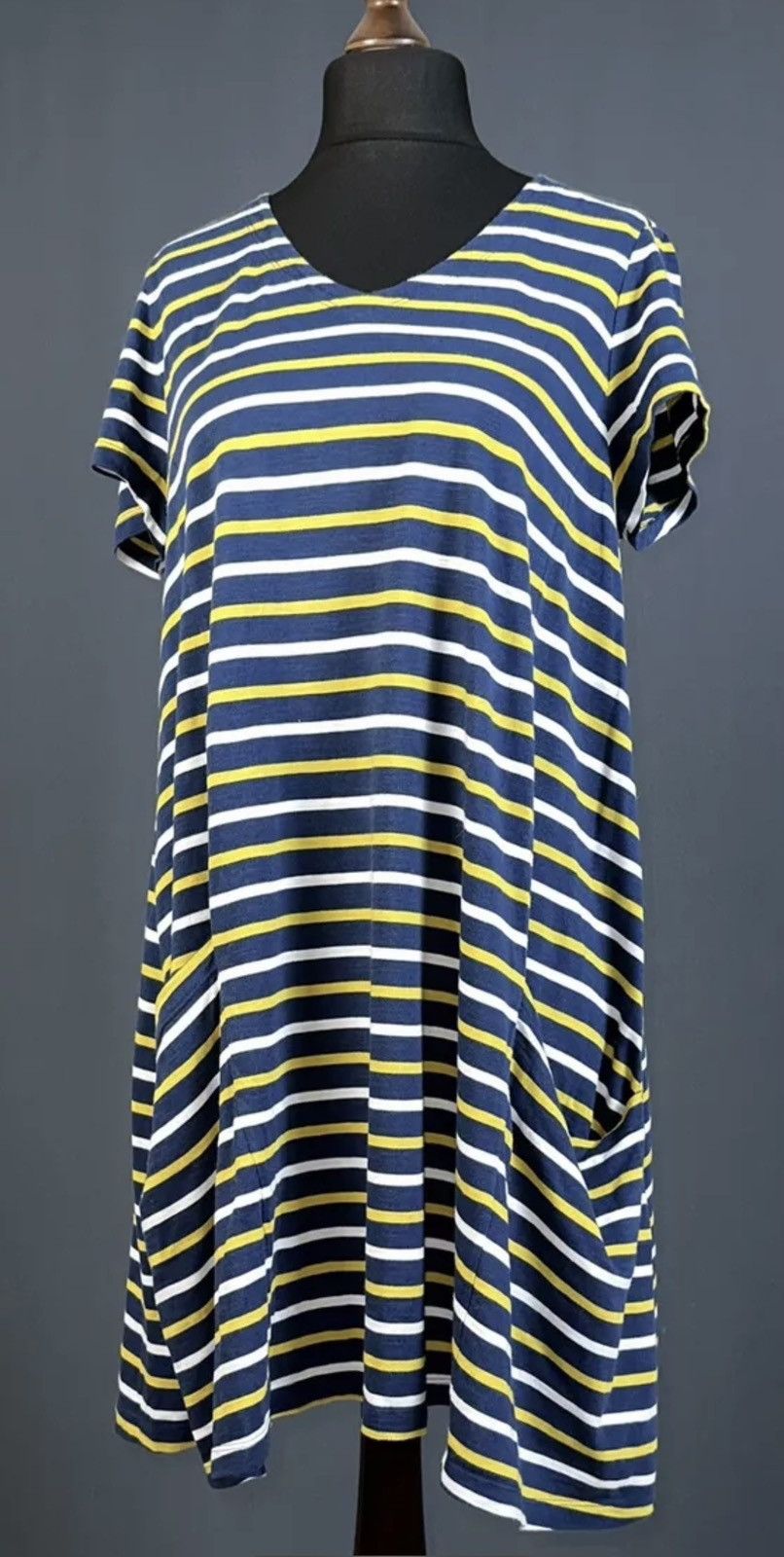 Other Seasalt Ladies Dress Striped Size EUR 44 Size XL / US 12-14 / IT 48-50 - 2 Thumbnail