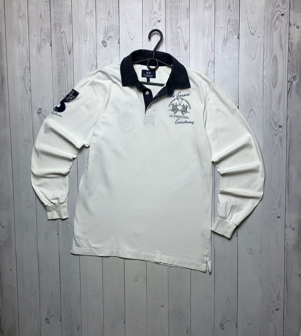 La Martina × Vintage Vintage L A Martina rugby jersey size L logo Size US L / EU 52-54 / 3 - 2 Thumbnail