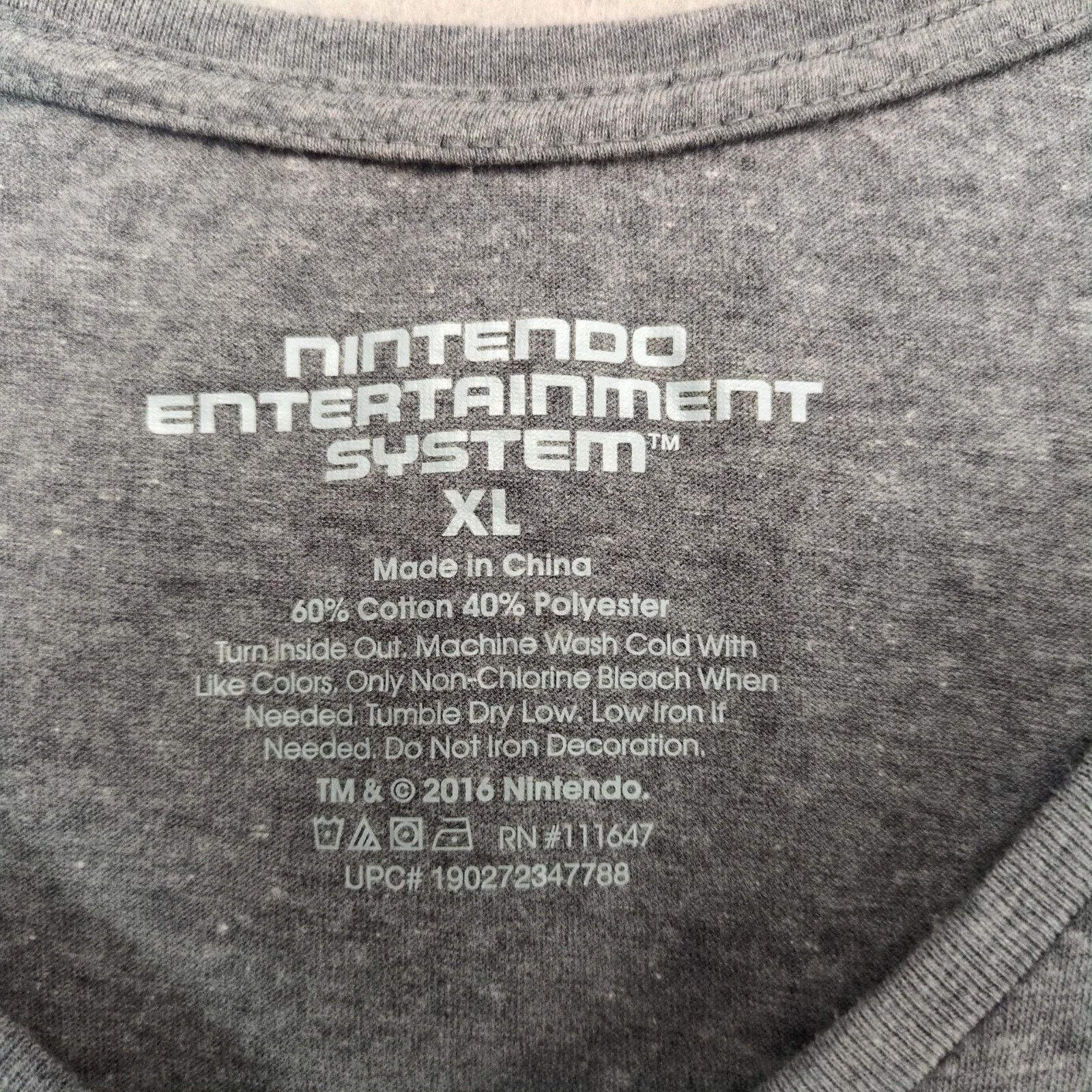 Nintendo Nintendo NES Keep It Classic Gray V-Neck T-Shirt Women's XL Size XL / US 12-14 / IT 48-50 - 10 Thumbnail