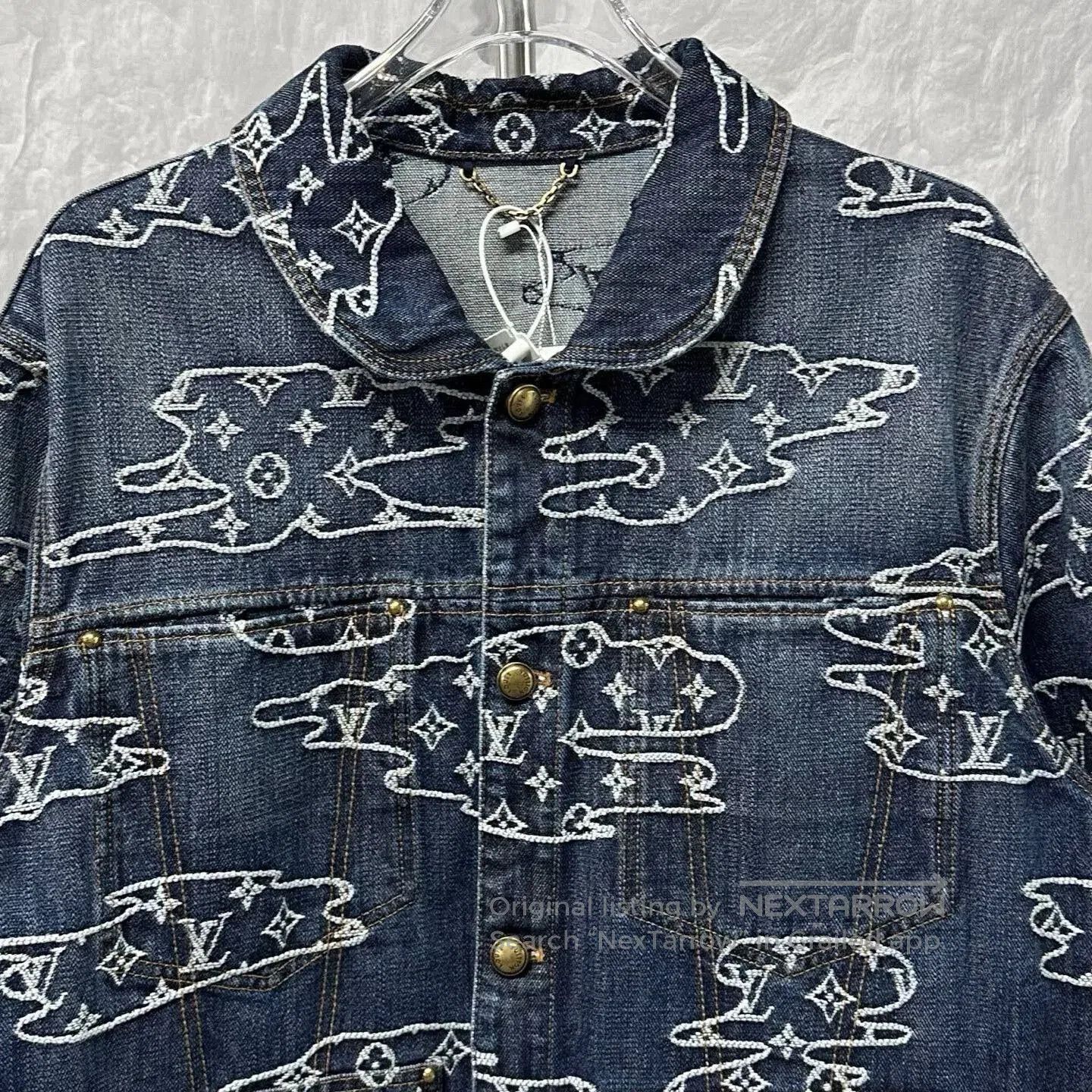 Louis Vuitton louis vuitton cloud embroidered denim jacket. Size US L / EU 52-54 / 3 - 2 Thumbnail