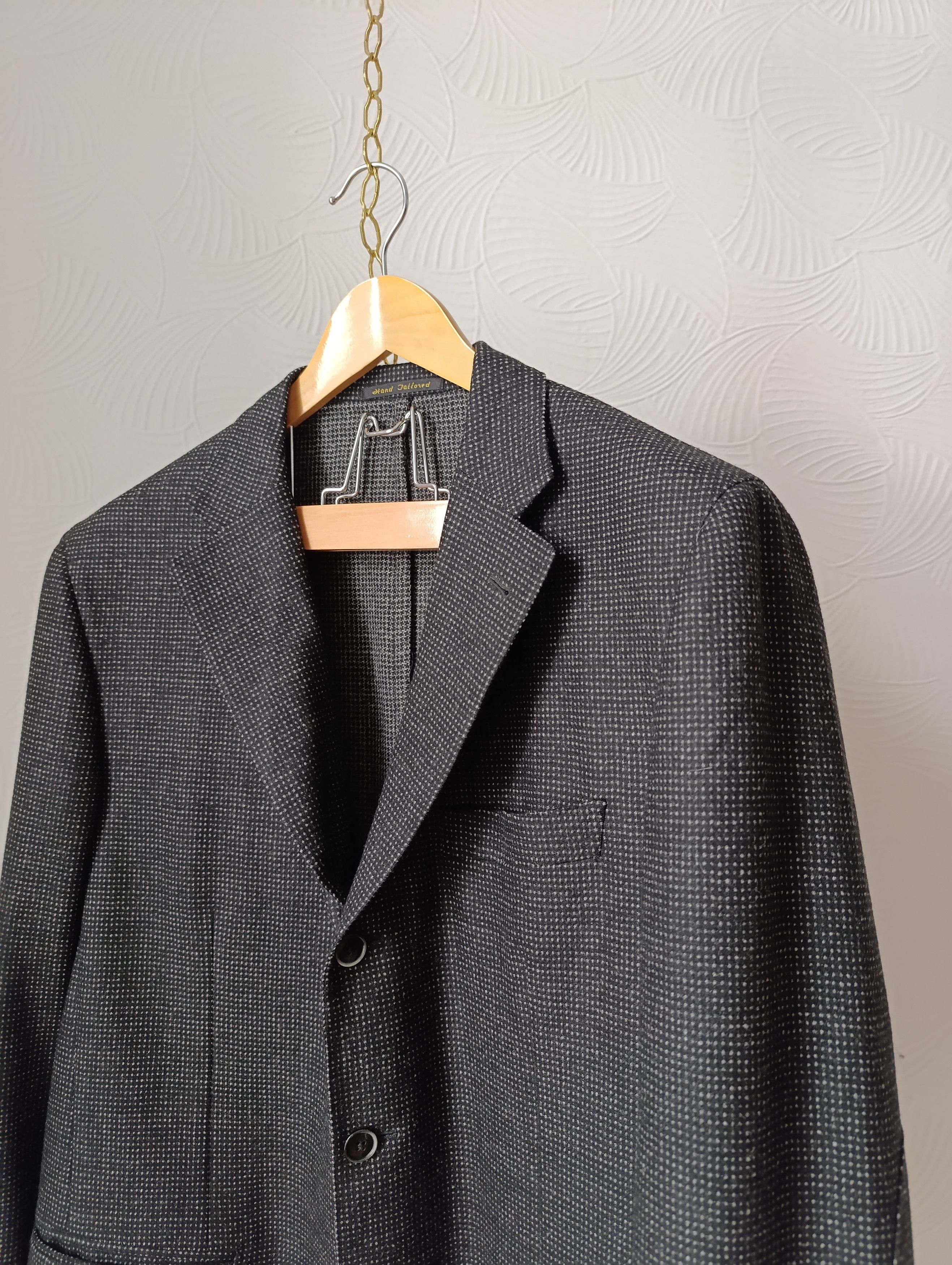Loro Piana WOOL MENS BLAZER MADE OF LORO PIANA ZELANDER MATERIAL Size 54R - 2 Thumbnail