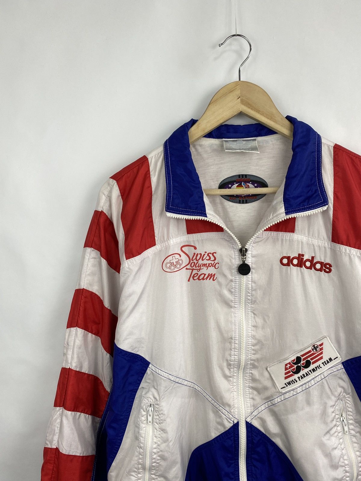 Adidas 🇨🇭 Vintage 80s Adidas Swisse Olympic Team Games Switzerland Size US M / EU 48-50 / 2 - 3 Thumbnail