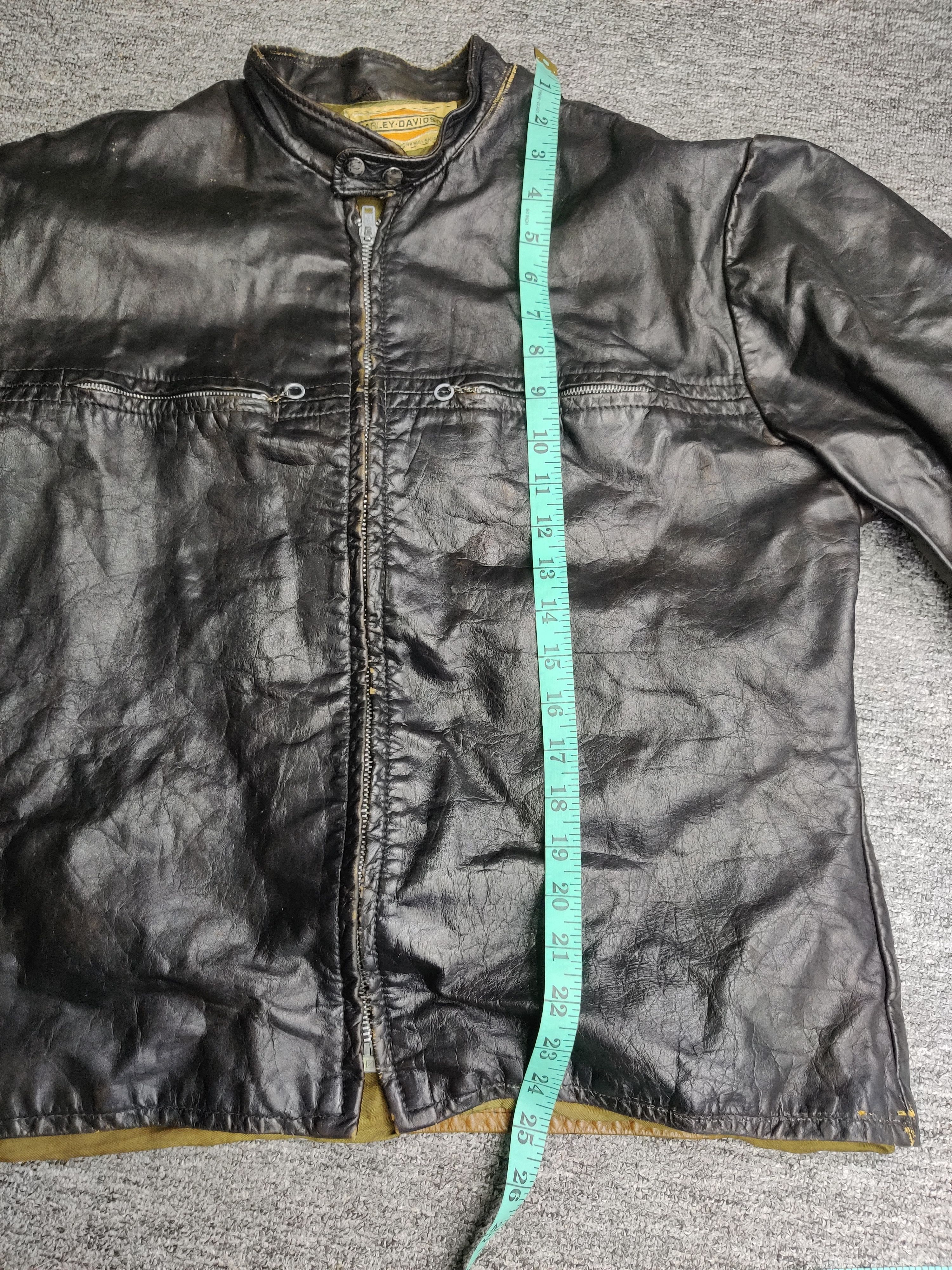 Harley Davidson Vintage 90s Harley Davidson Leather Motorcycle Bikers Jacket Size US M / EU 48-50 / 2 - 21 Thumbnail