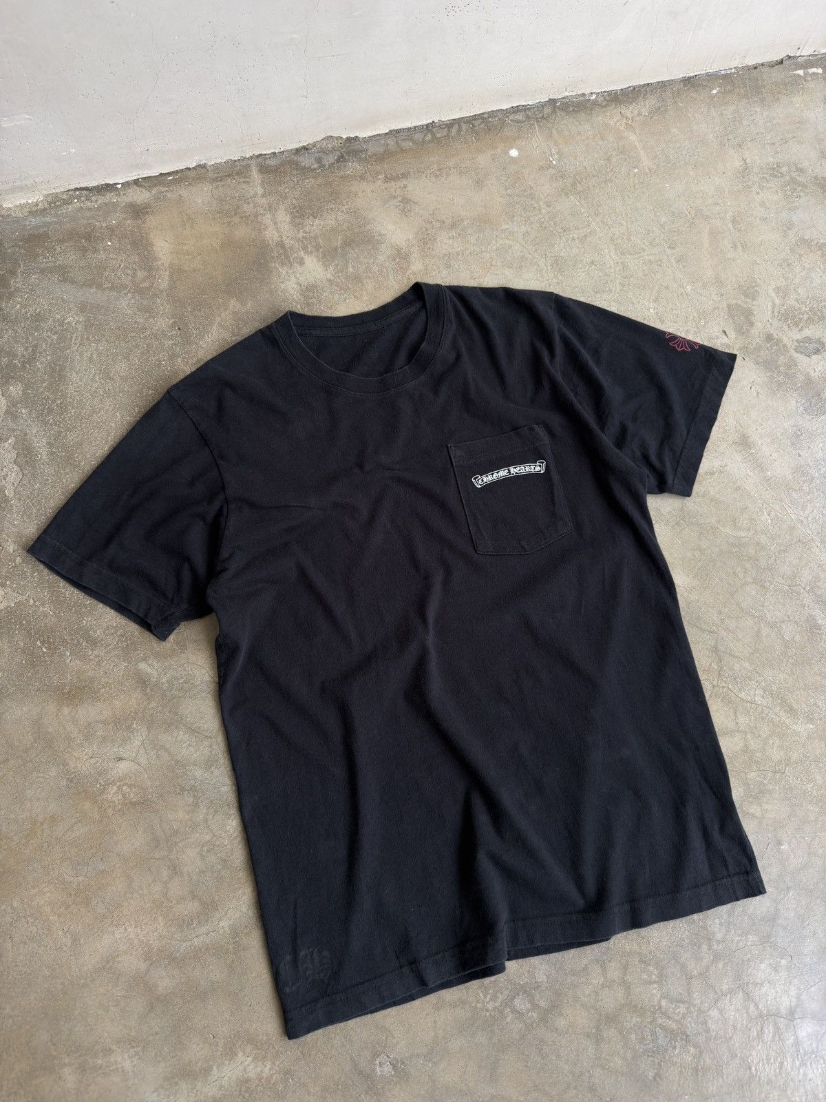 Chrome Hearts Chrome Hearts NYC Exclusive scroll logo tshirt black Size US M / EU 48-50 / 2 - 2 Thumbnail