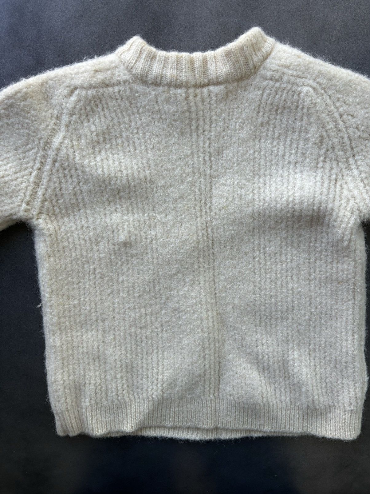 Marks & Spencer × Vintage 1960s Wool Sweater Vintage St. Michaels Fisherman CableKnit Size US XS / EU 42 / 0 - 16 Thumbnail