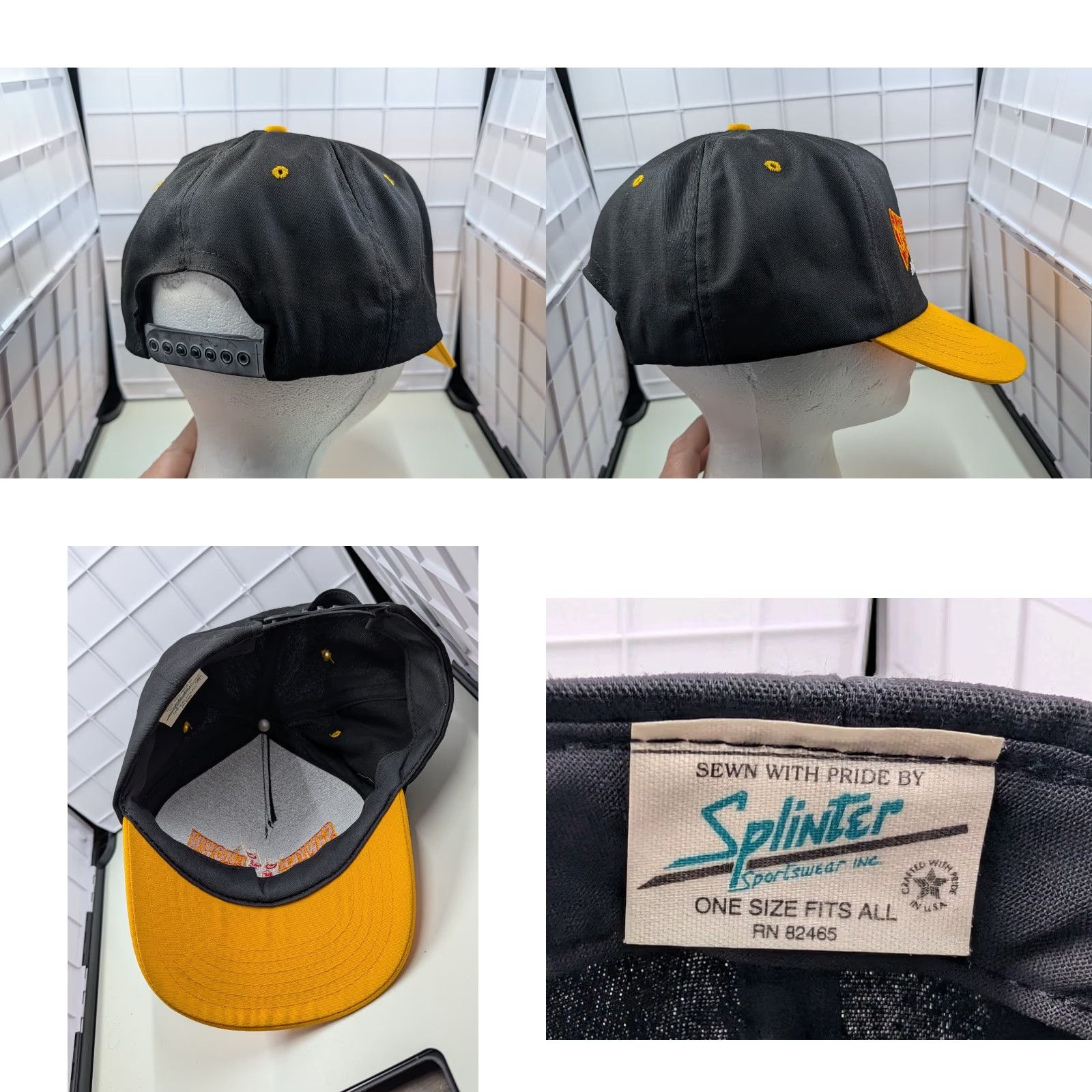 Vintage VINTAGE Sawyer Brown Hat Adjustable Black 90s Faster and Louder Tour Snapback USA Made Mens Size ONE SIZE - 8 Thumbnail
