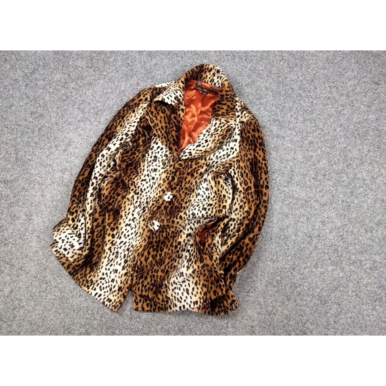 Miss Sixty Miss Sixty luxury vintage Leopard Pattern Faux Fur Coat Jacket Size S / US 4 / IT 40 - 4 Thumbnail
