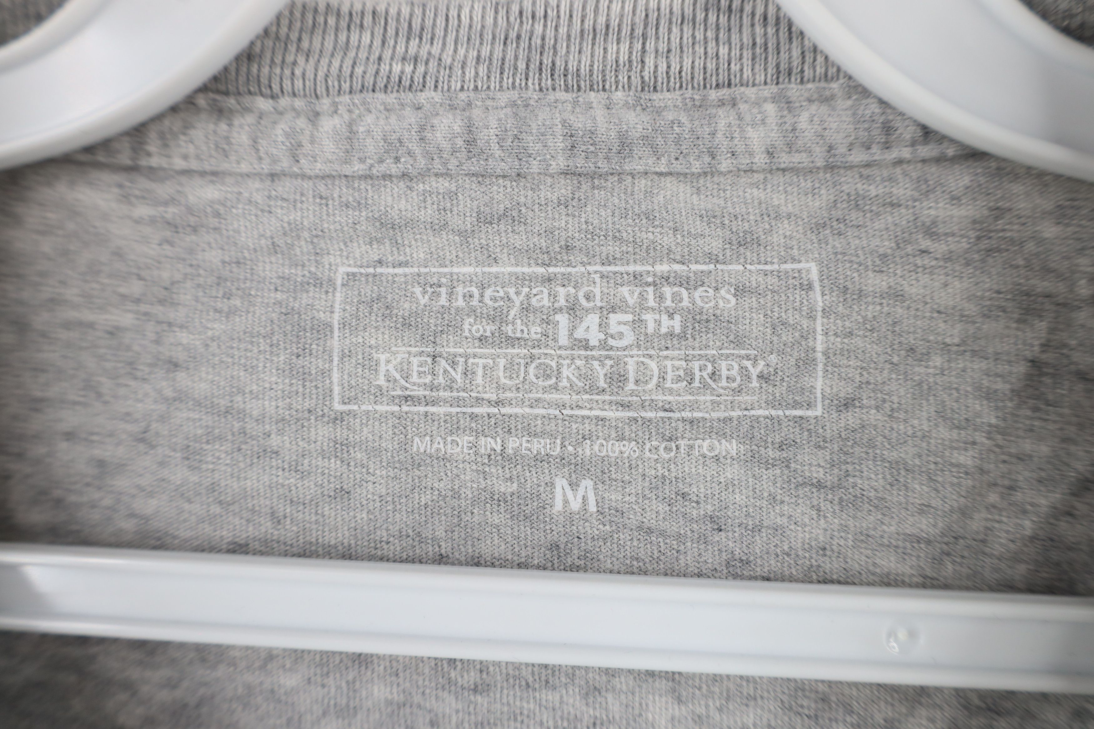 Vineyard Vines × Vintage Vineyard Vines Derby Long Sleeve Pocket T-Shirt Gray Size US M / EU 48-50 / 2 - 8 Thumbnail