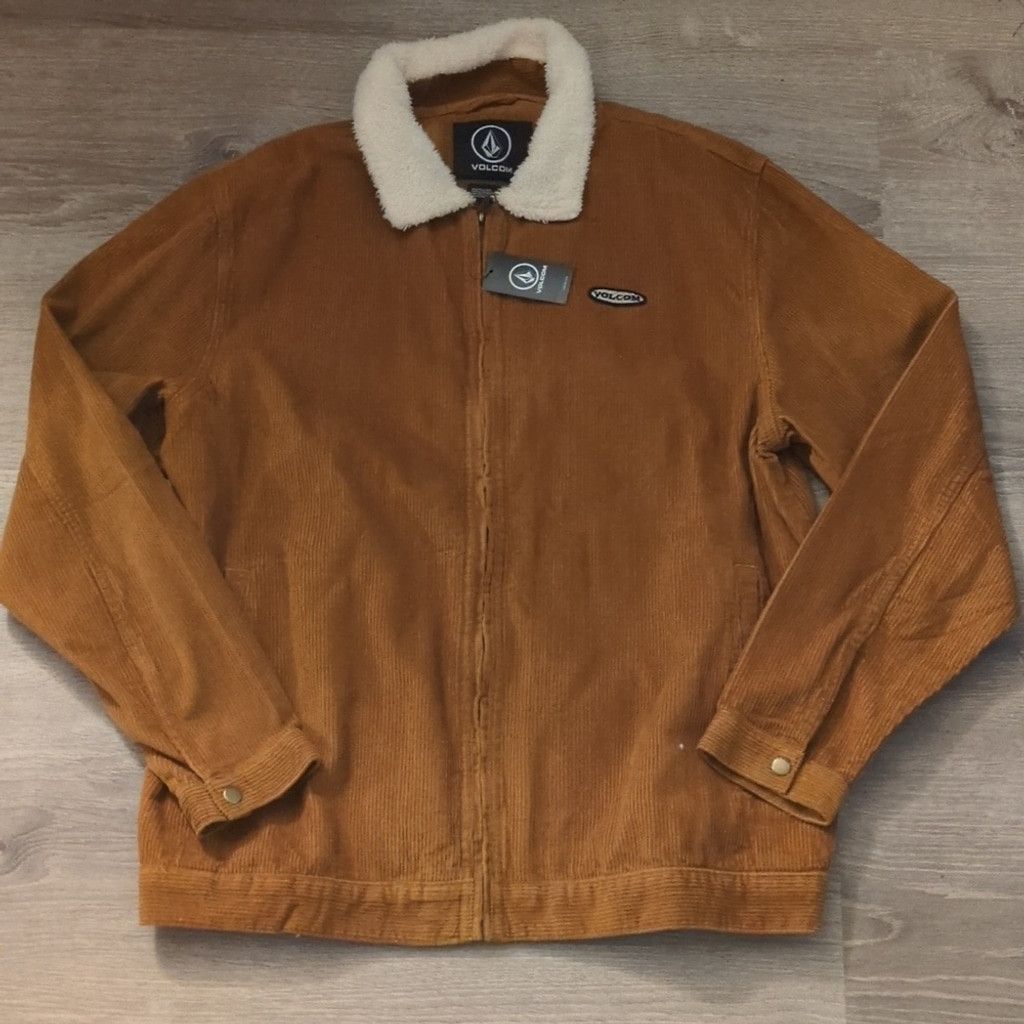 Volcom Volcolm halecrest corduroy trucker jacket size XL Size US XL / EU 56 / 4 - 2 Thumbnail