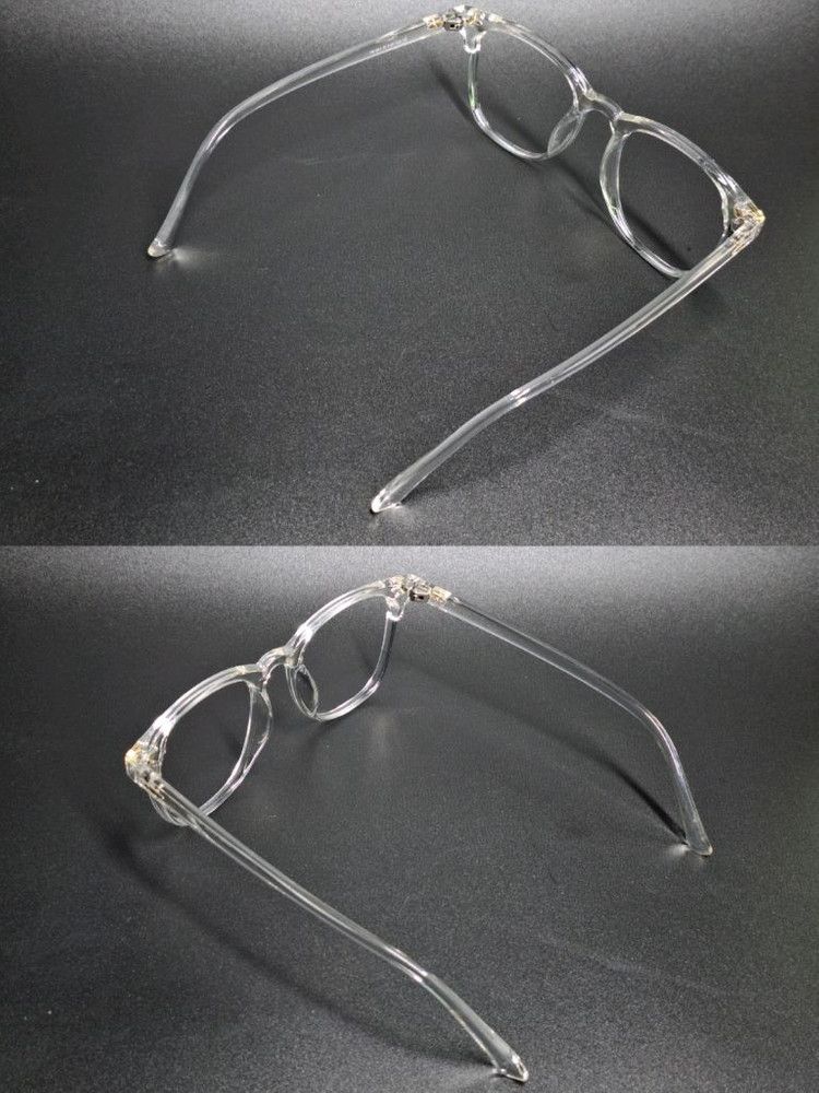 Other TR1801 Clear Transparent Glasses Frame Gold Rivet Detail Size ONE SIZE - 4 Thumbnail