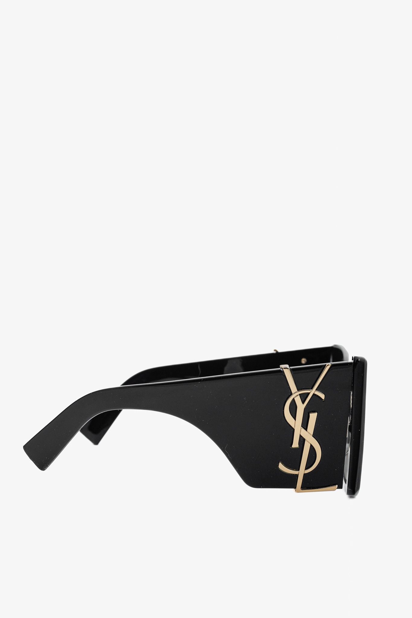 Saint Laurent Paris Saint Laurent SL M119 Blaze Black Cat-Eye Sunglasses Size ONE SIZE - 4 Thumbnail