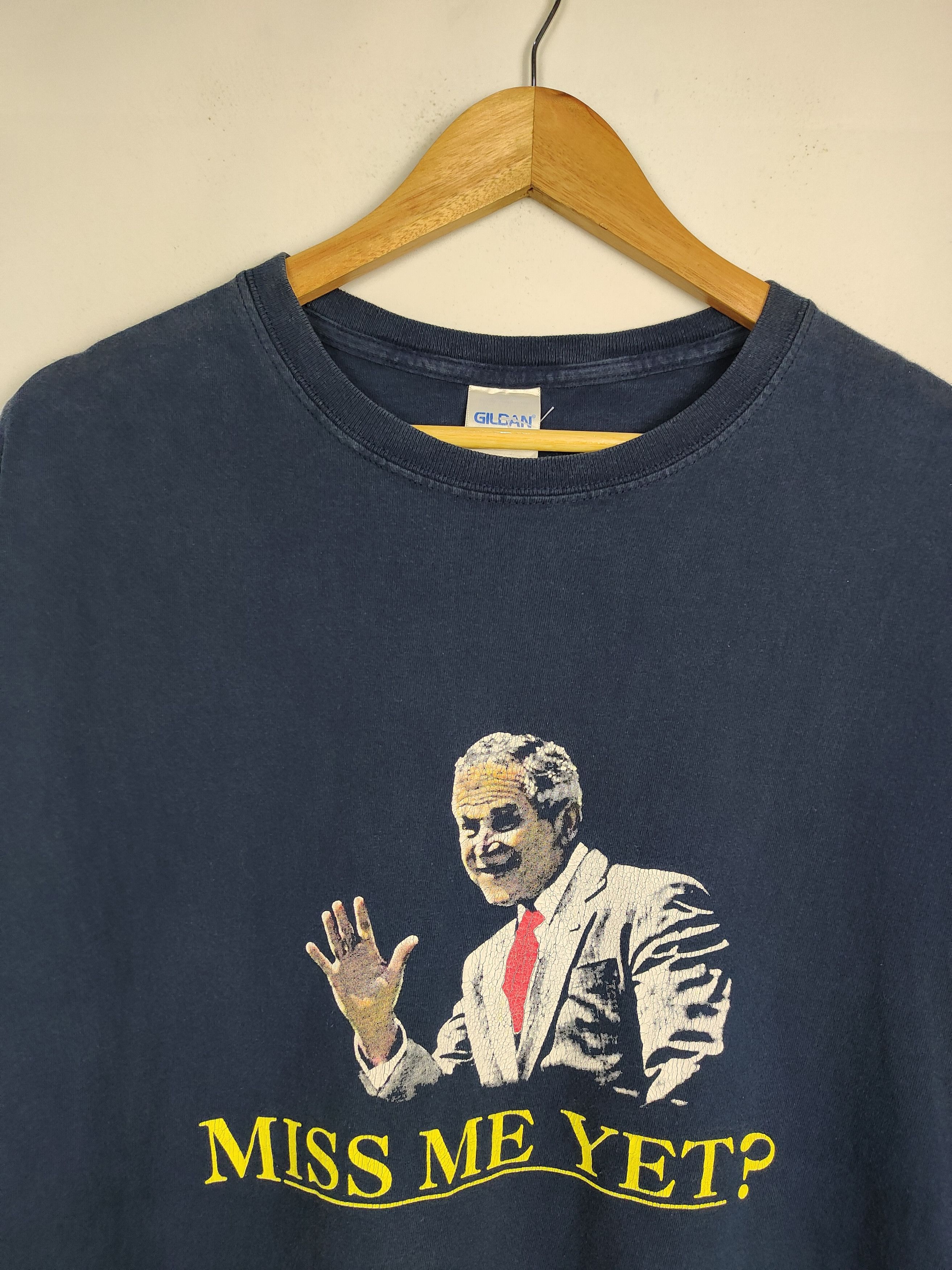 Vintage Vintage George Bush Miss me yet Shirt Size US XL / EU 56 / 4 - 2 Thumbnail