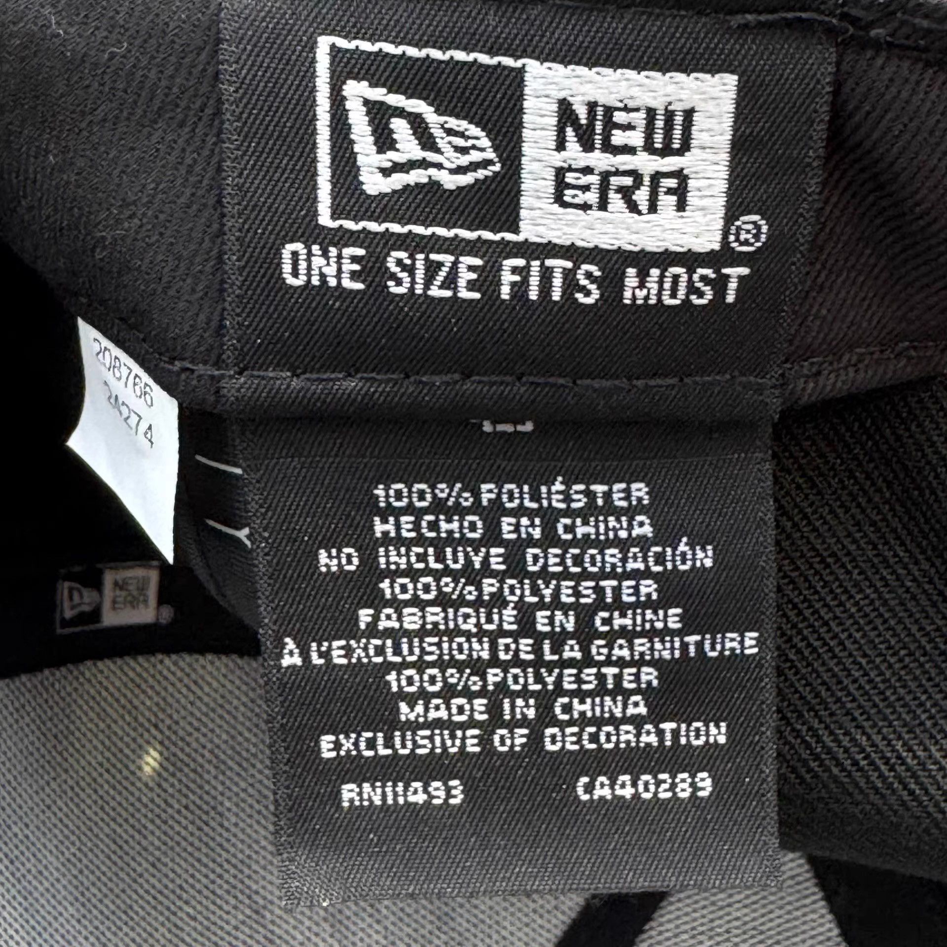 New Era New Era Baseball Cap Flat Brim Hat Q5 Size ONE SIZE - 8 Thumbnail
