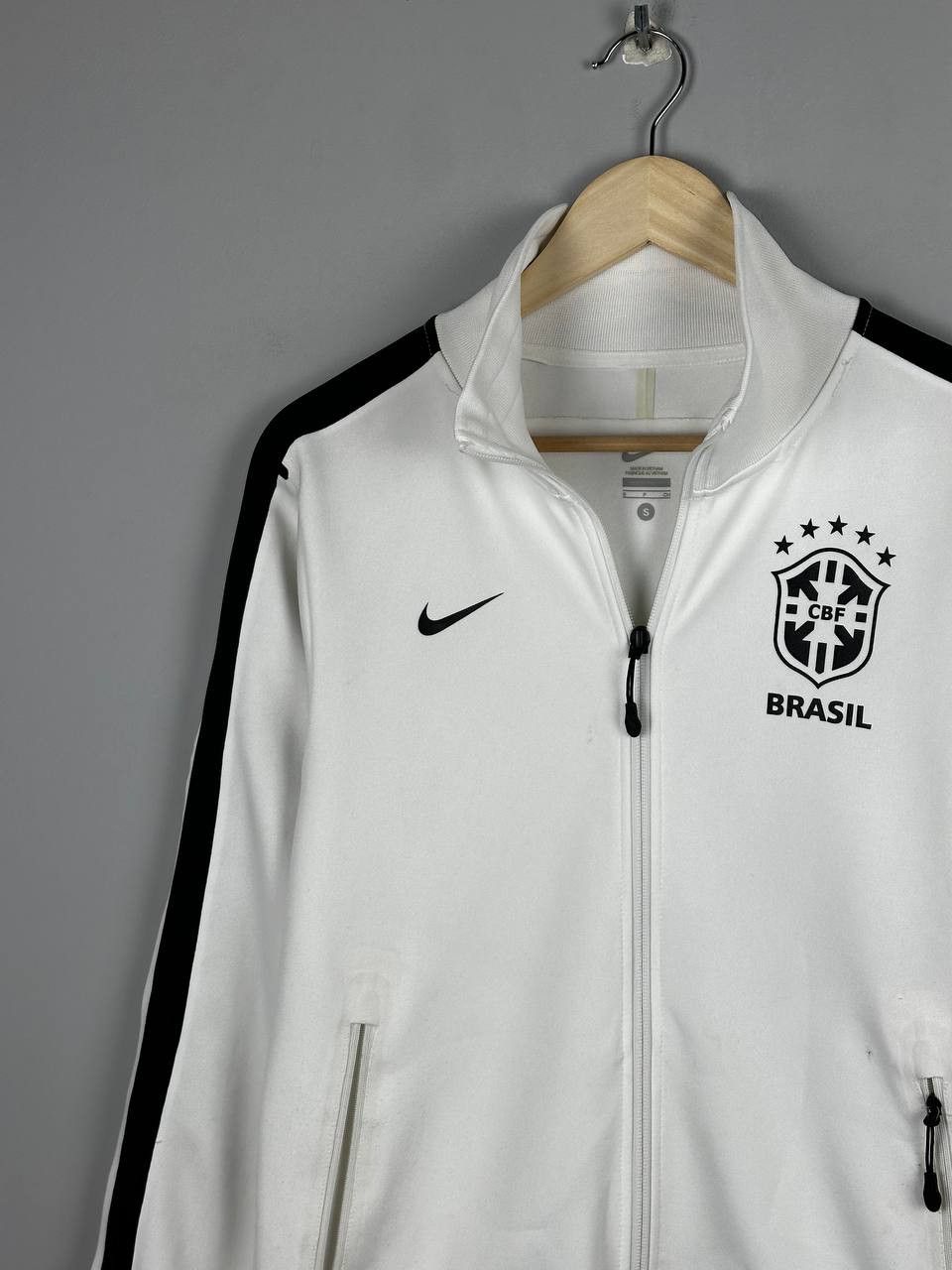 Nike Nike Brazil 2014/15 Anthem National Team Soccer Track Jacket Size US S / EU 44-46 / 1 - 3 Thumbnail