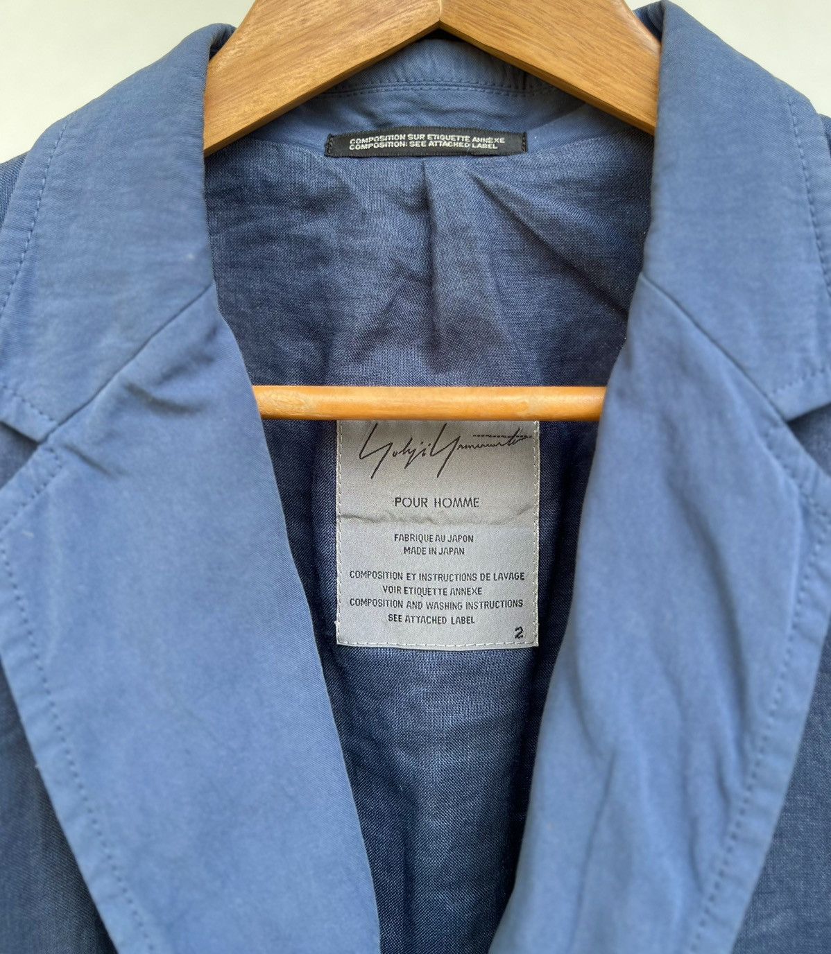Yohji Yamamoto LIMITED EDITION Ramie blend light blazer by YOHJI YAMAMOTO Size US S / EU 44-46 / 1 - 3 Thumbnail