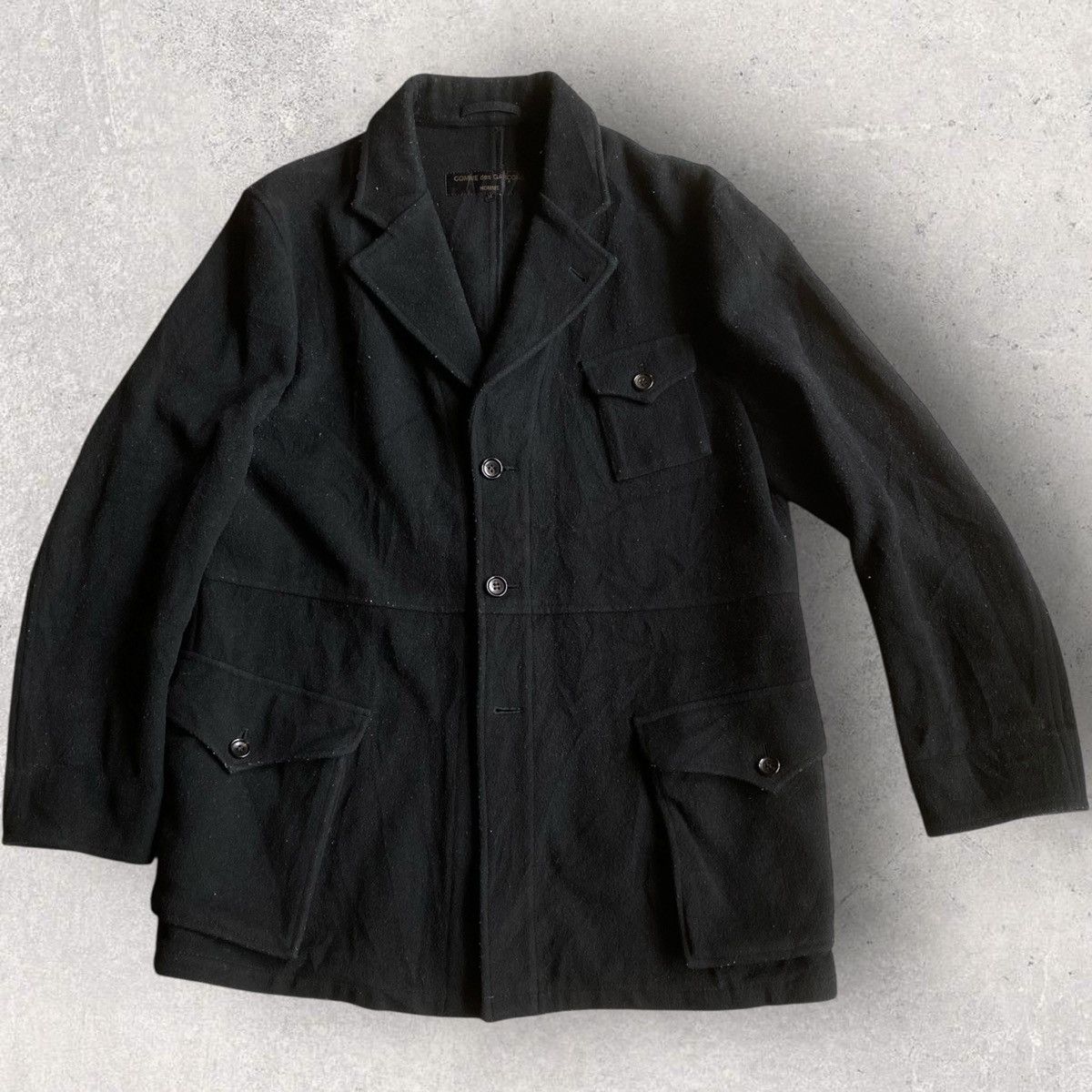 Comme des Garcons Vintage Fall 2003 Wool Work Jacket Size US M / EU 48-50 / 2 - 1 Thumbnail