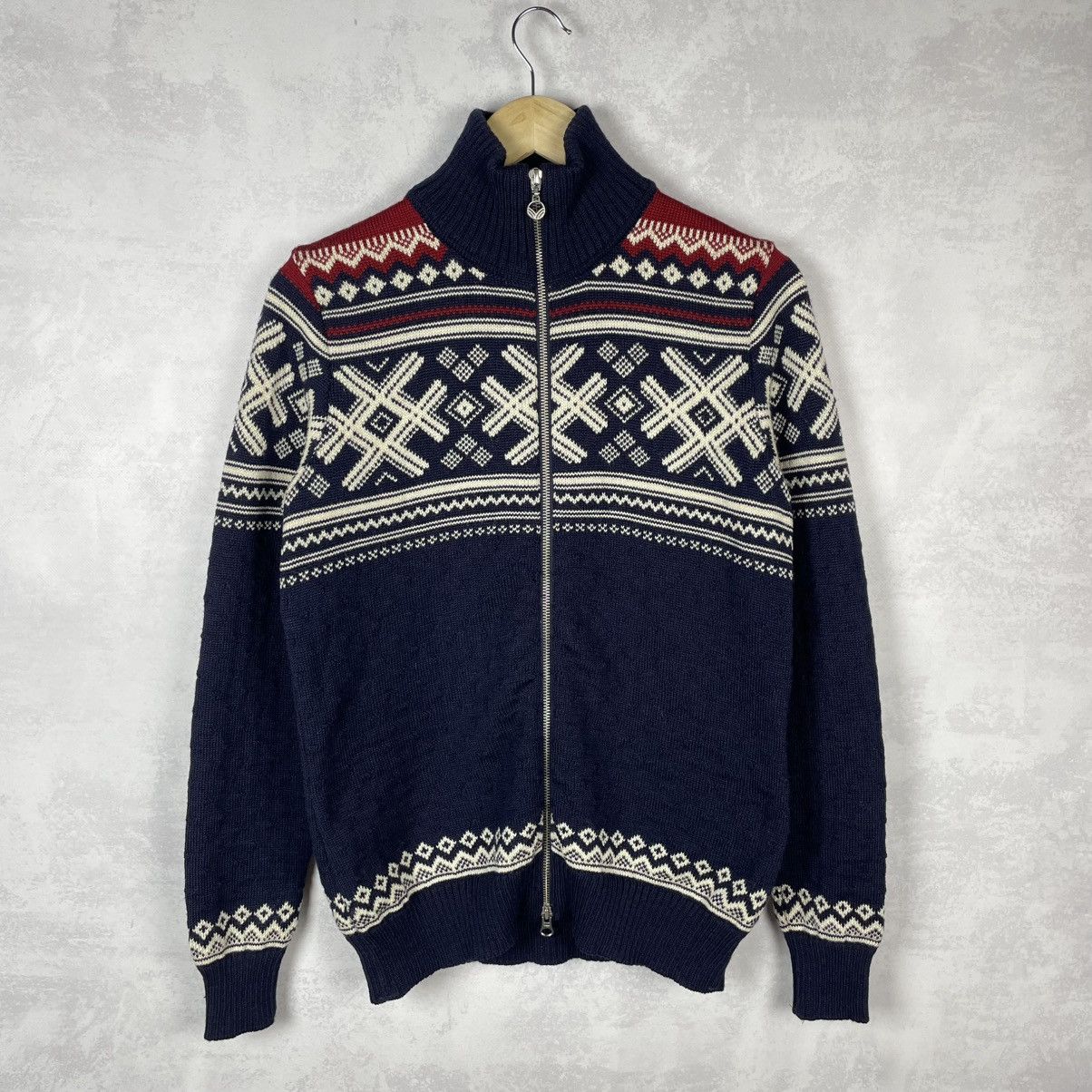 Dale Of Norway Dale Of Norway Women’s Full Zip Wool Sweater Size L Size L / US 10 / IT 46 - 1 Thumbnail