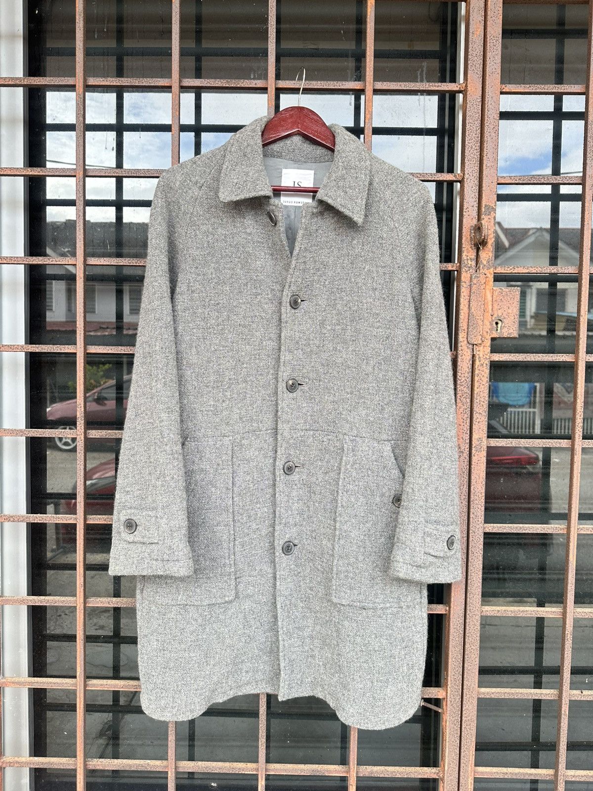 Issey Miyake Issey Miyake Sunao Kuwahara Wool Long Jacket Size US L / EU 52-54 / 3 - 6 Thumbnail