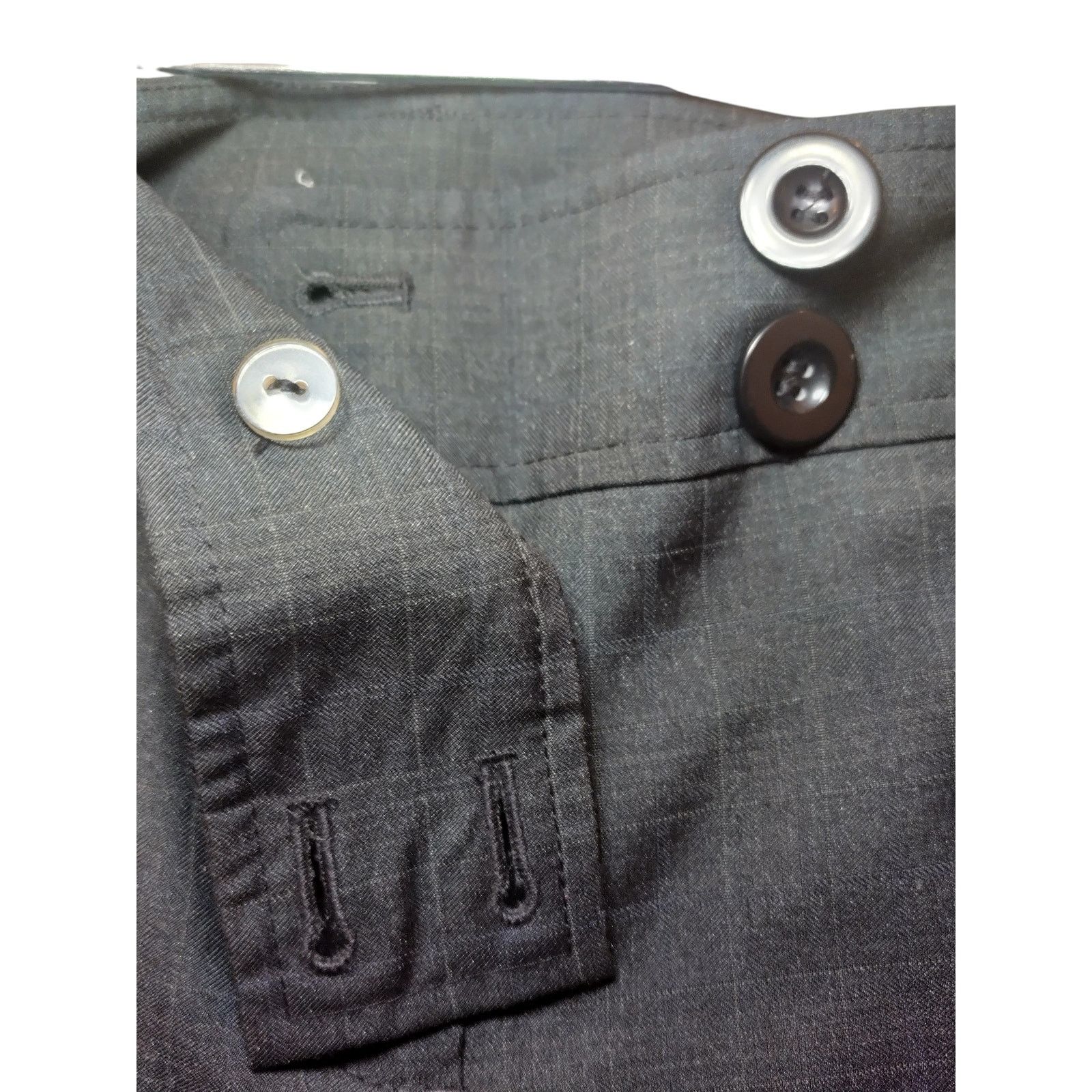 Ann Taylor Ann Taylor Dress Pants Fit Bootcut Smoke Gray Sz 10P Size 32" / US 10 / IT 46 - 4 Thumbnail