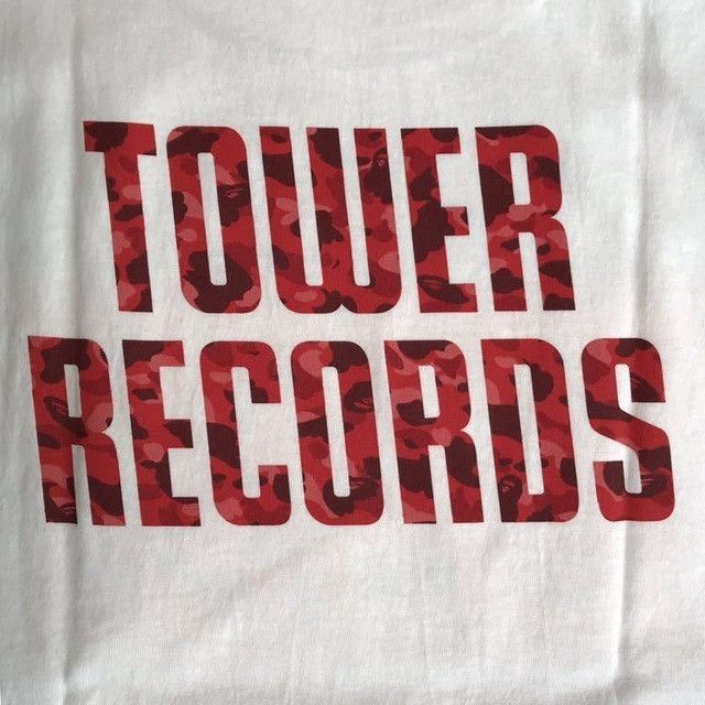 Bape BAPE Pharrell camo Teriyaki Boys Tower Records T-shirt NIGO Size US M / EU 48-50 / 2 - 5 Thumbnail