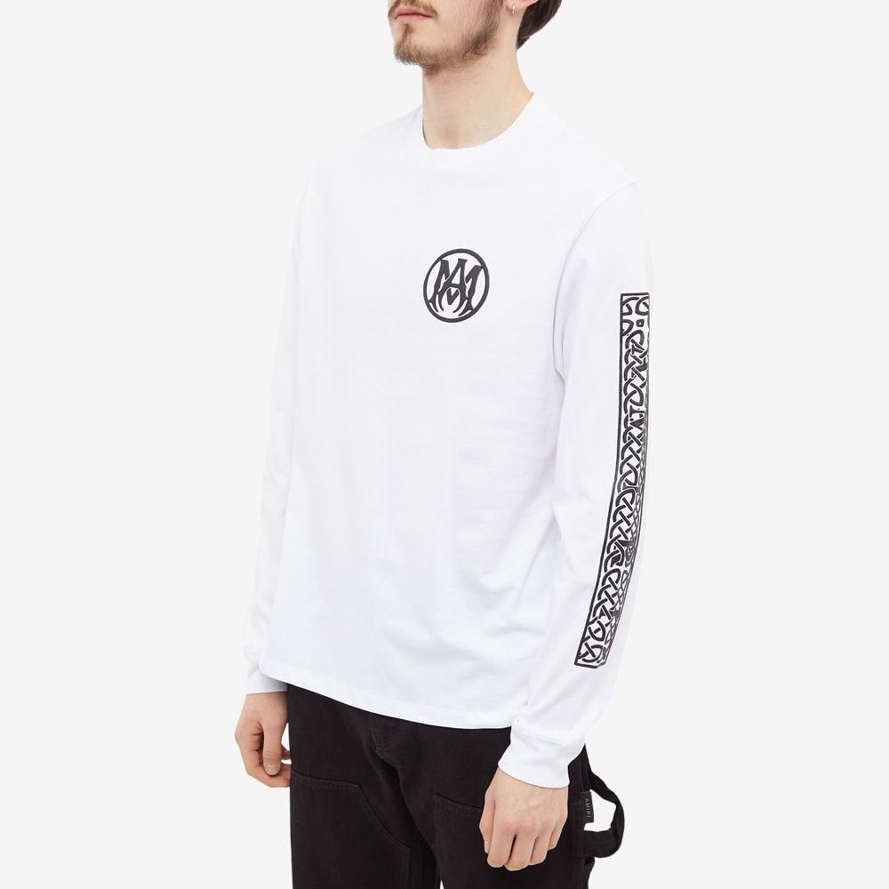 Amiri o1mle0924 Board Long Sleeve T-Shirts in White Size US XXL / EU 58 / 5 - 2 Thumbnail