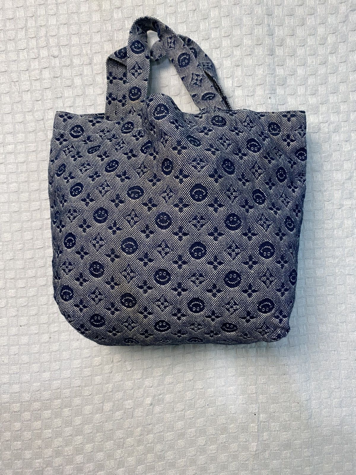 Hysteric Glamour Hysteric Glamour denim monogram tote bag smile repeating Size ONE SIZE - 8 Thumbnail