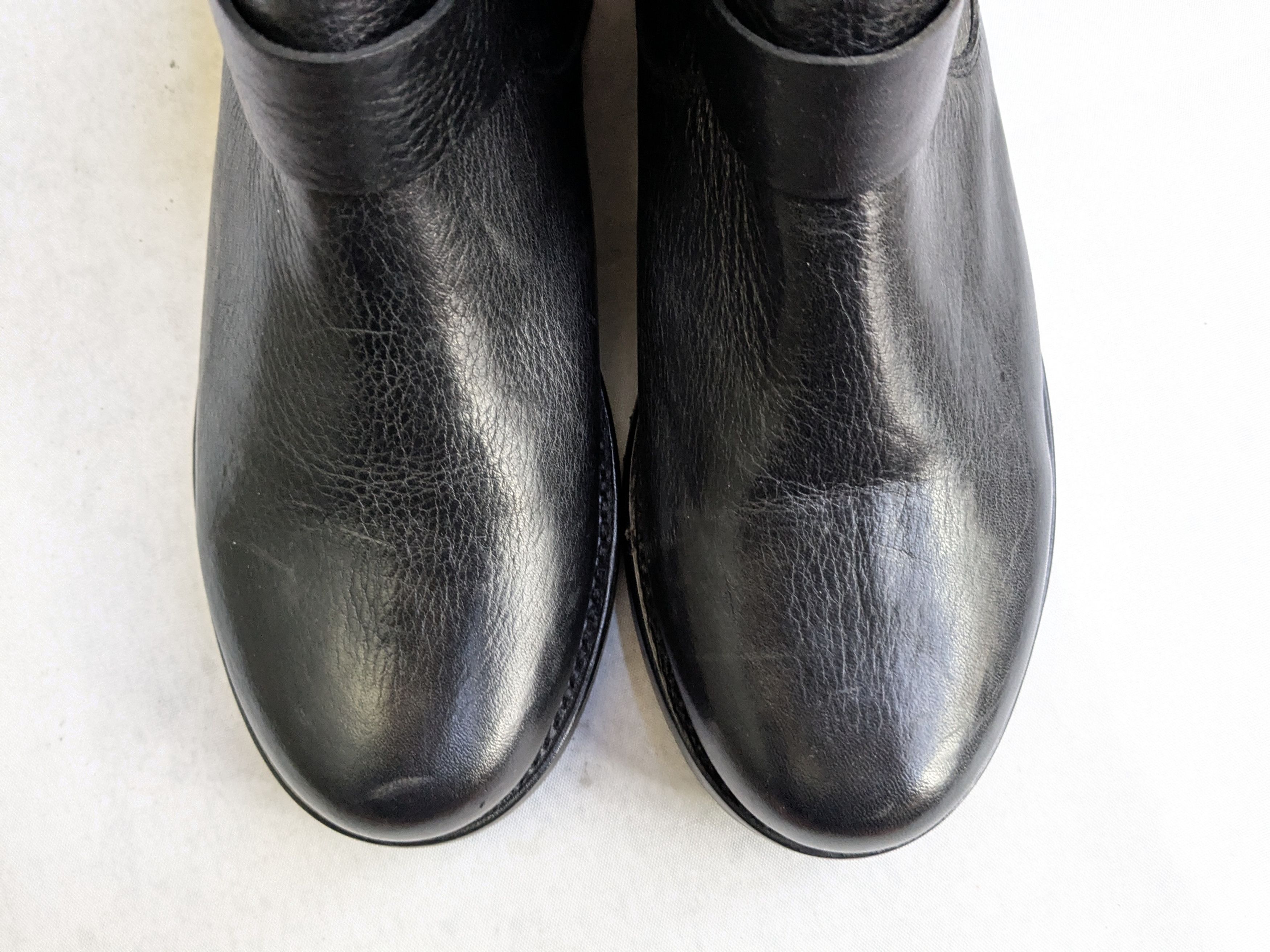 Frye Frye Engineer Boots Black 7 Leather Buckle Size US 7 / EU 40 - 3 Thumbnail