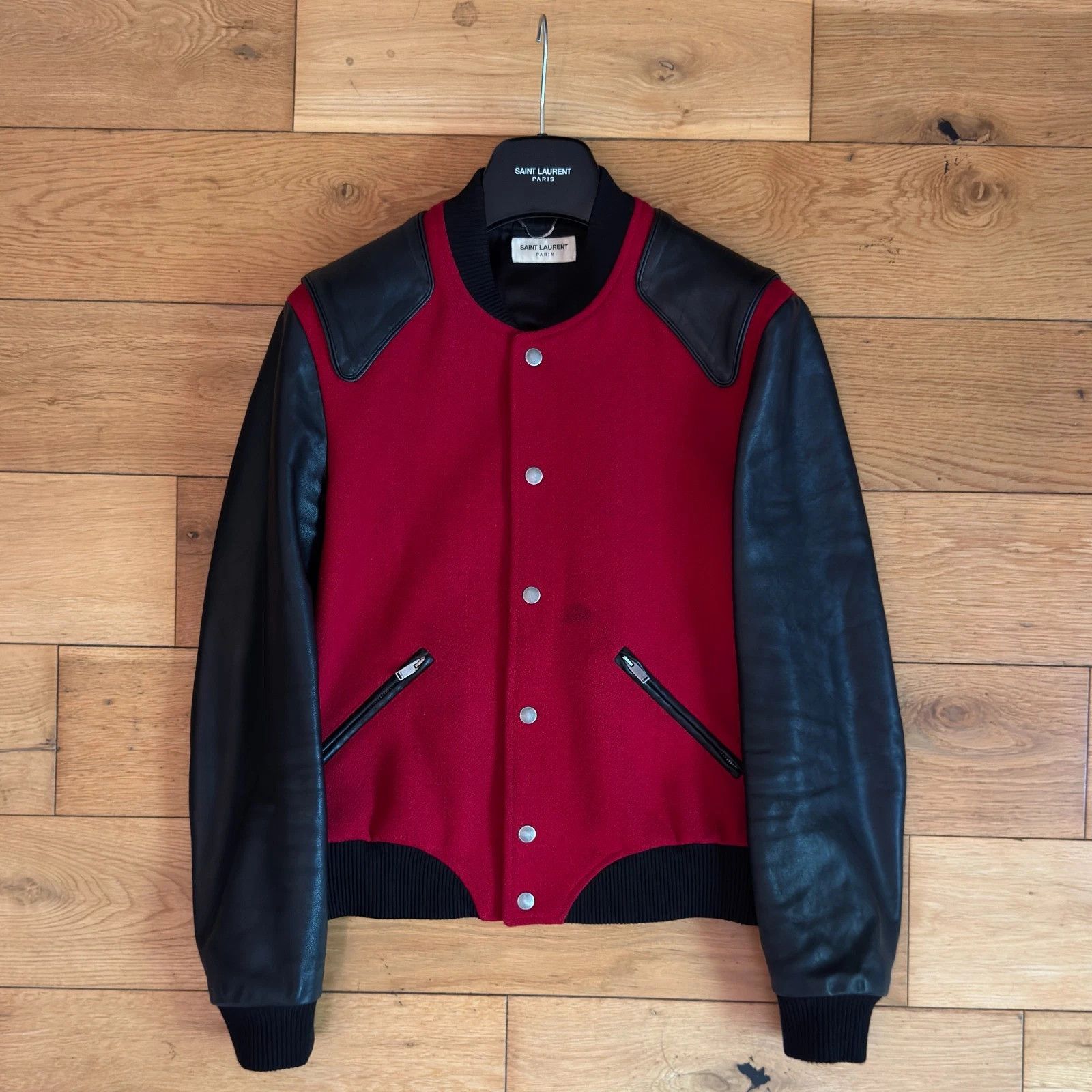 Saint Laurent Paris SS17 Wool Teddy Bomber Jacket (HEAVEN)
