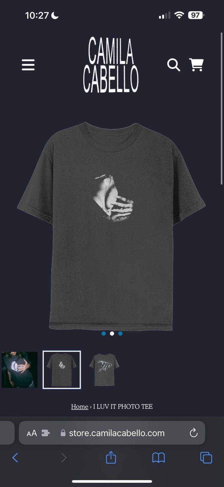 Playboi Carti CAMILA CABELLO feat Playboi Carti I Luv It Shirt XXL Size US XXL / EU 58 / 5 - 4 Thumbnail