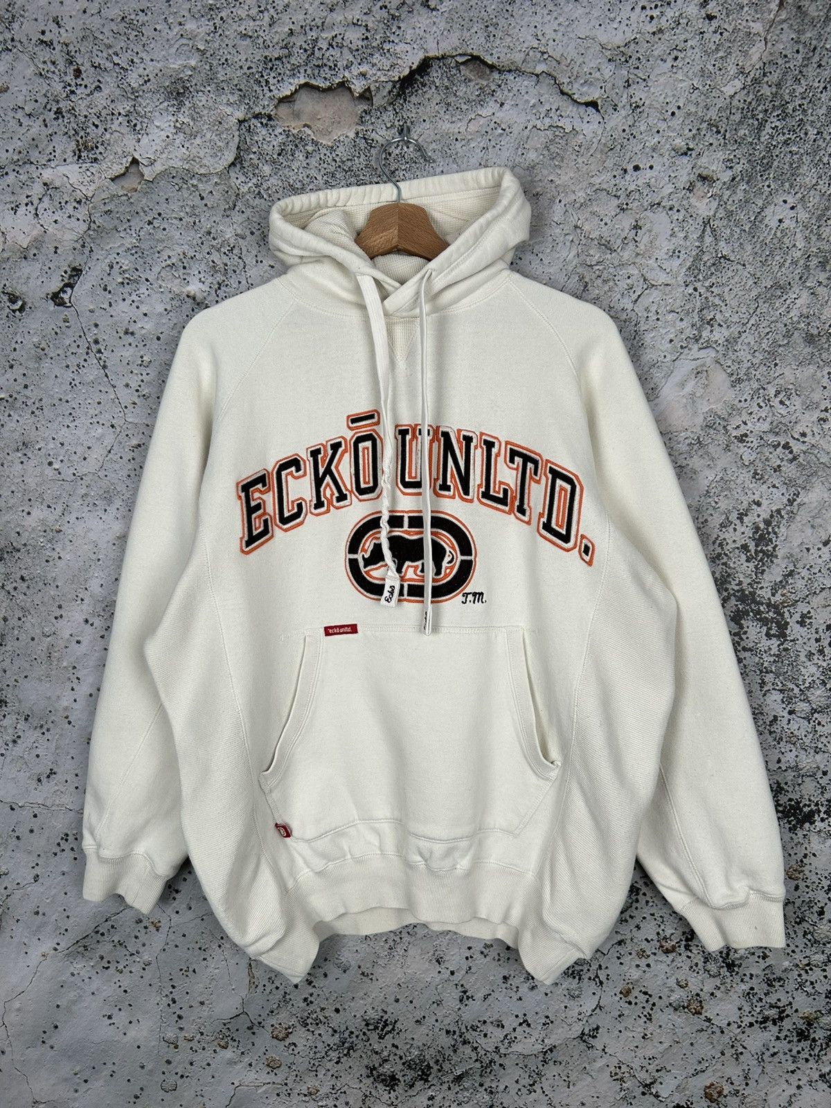Ecko Unltd. Vintage Ecko Unltd Rap Baggy Hoodie Streetwear Hip Hop Rare Size US M / EU 48-50 / 2 - 1 Thumbnail