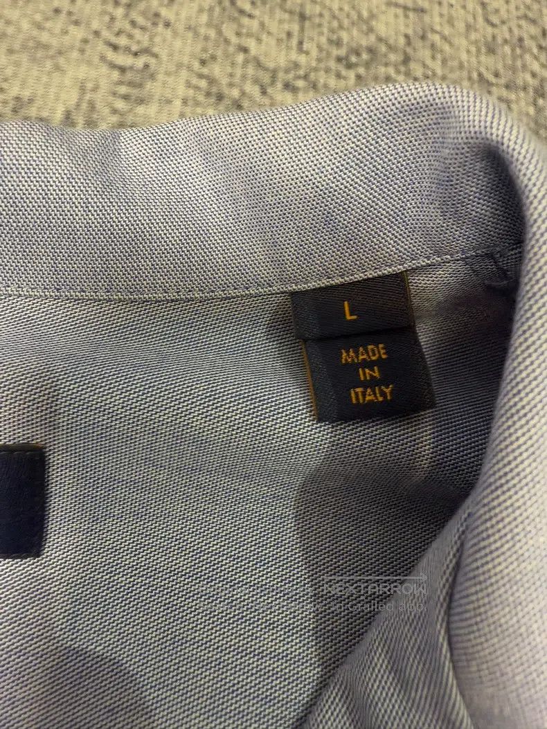 Louis Vuitton Louis Vuitton Blue long-sleeved shirt Size US L / EU 52-54 / 3 - 5 Thumbnail