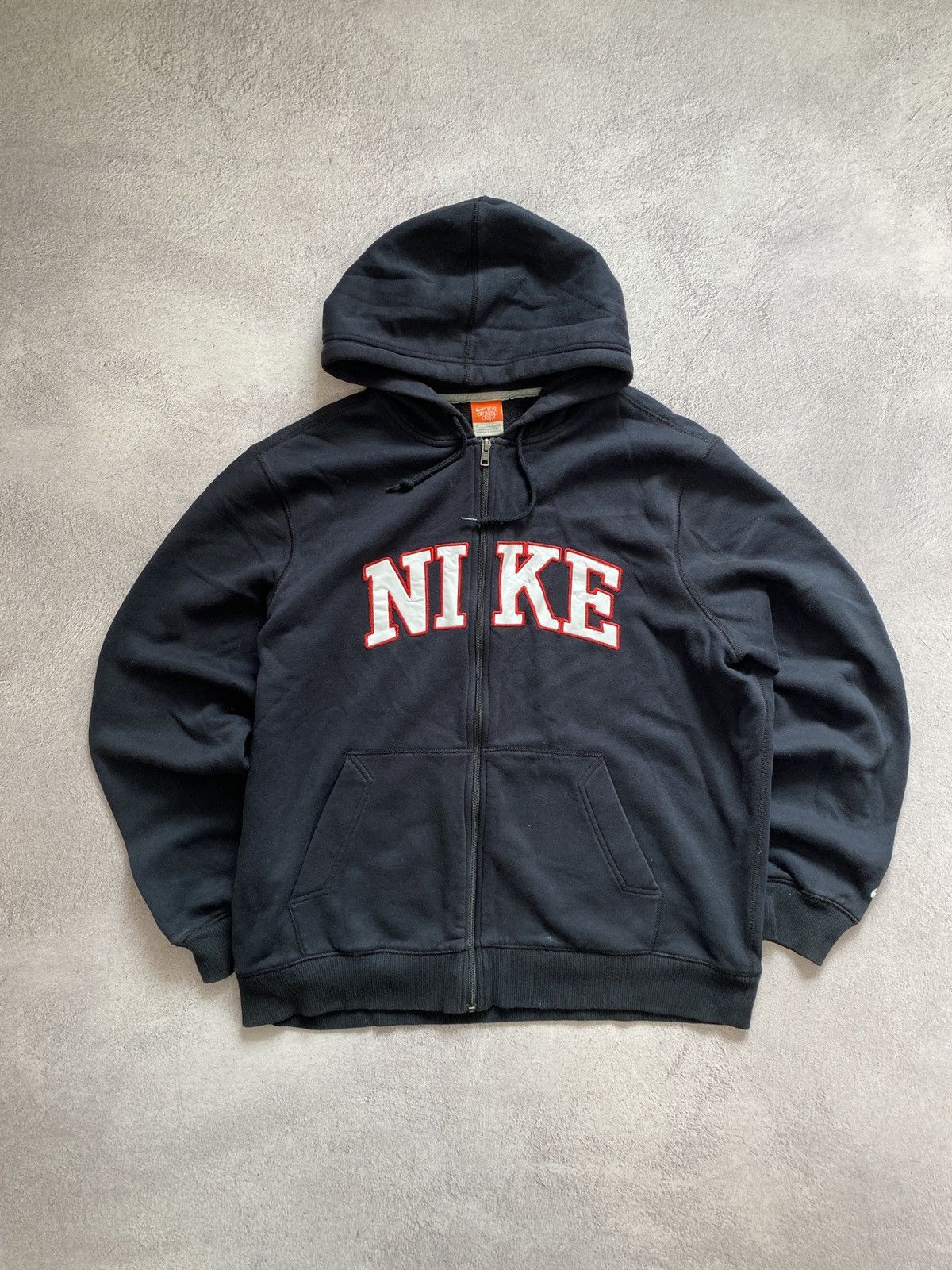 Nike Nike vintage big logo hoodie Y2k Size US XL / EU 56 / 4 - 1 Thumbnail