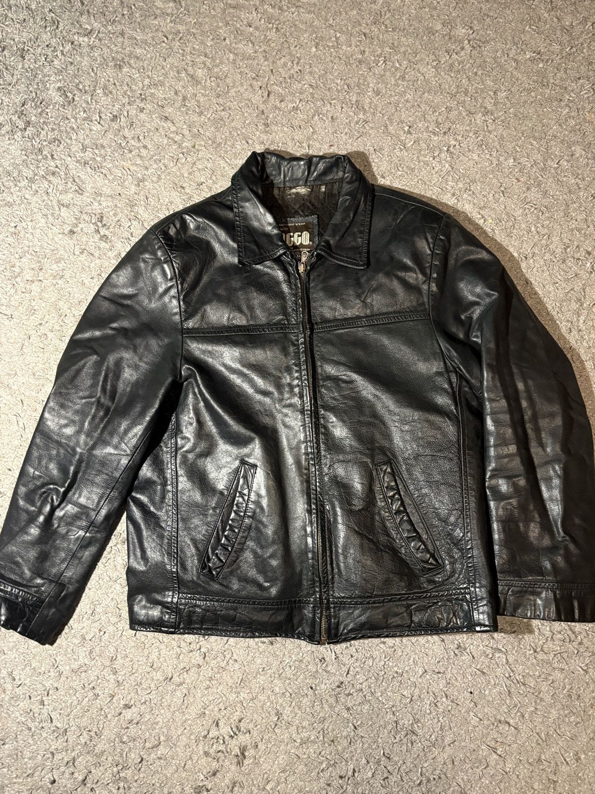 Other 80s vintage lether jacket Size US M / EU 48-50 / 2 - 1 Thumbnail