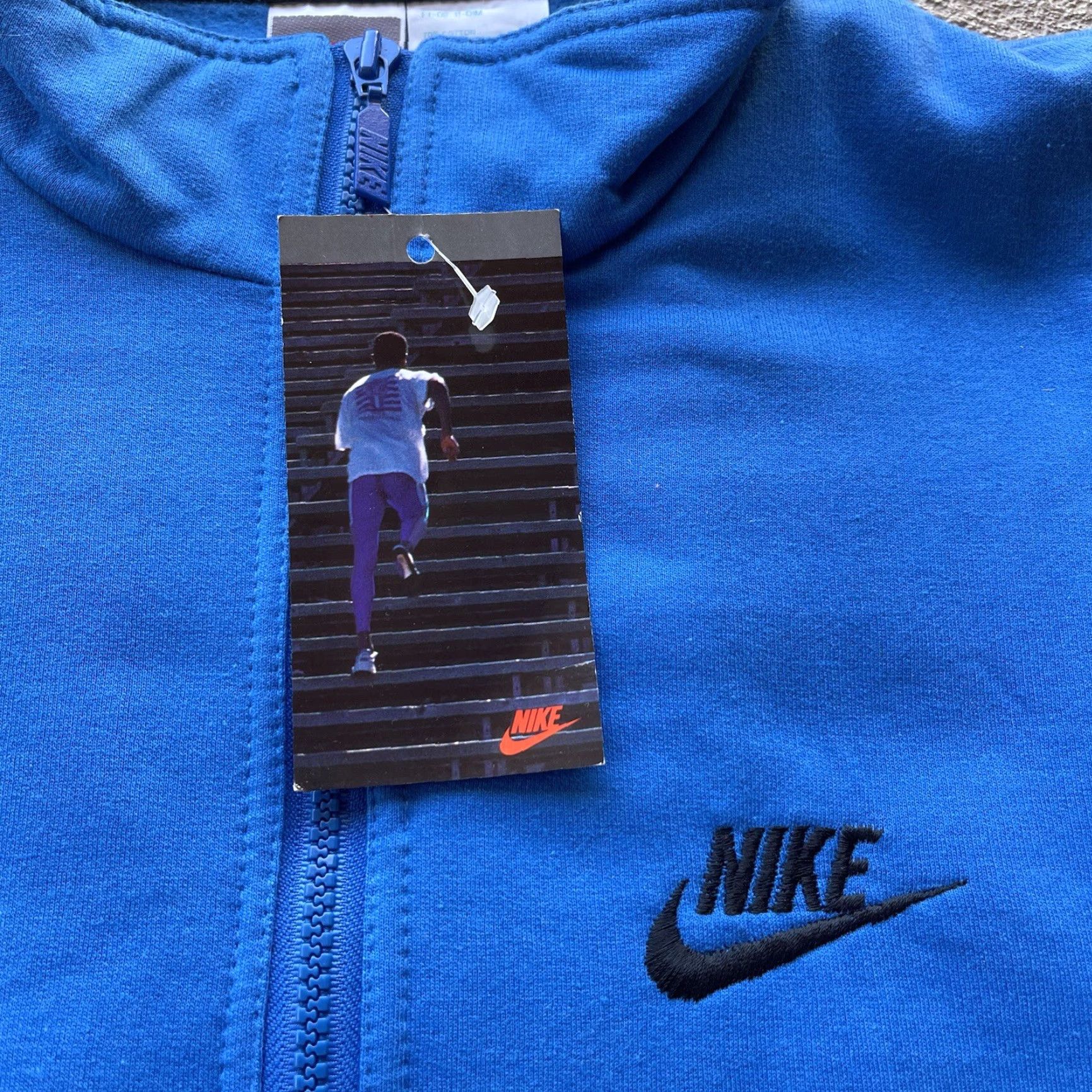 Nike Vintage Nike Sweatshirt Mens Medium Blue 1/4 Zip Stretch Swoosh 90s Sweater Size US M / EU 48-50 / 2 - 3 Thumbnail